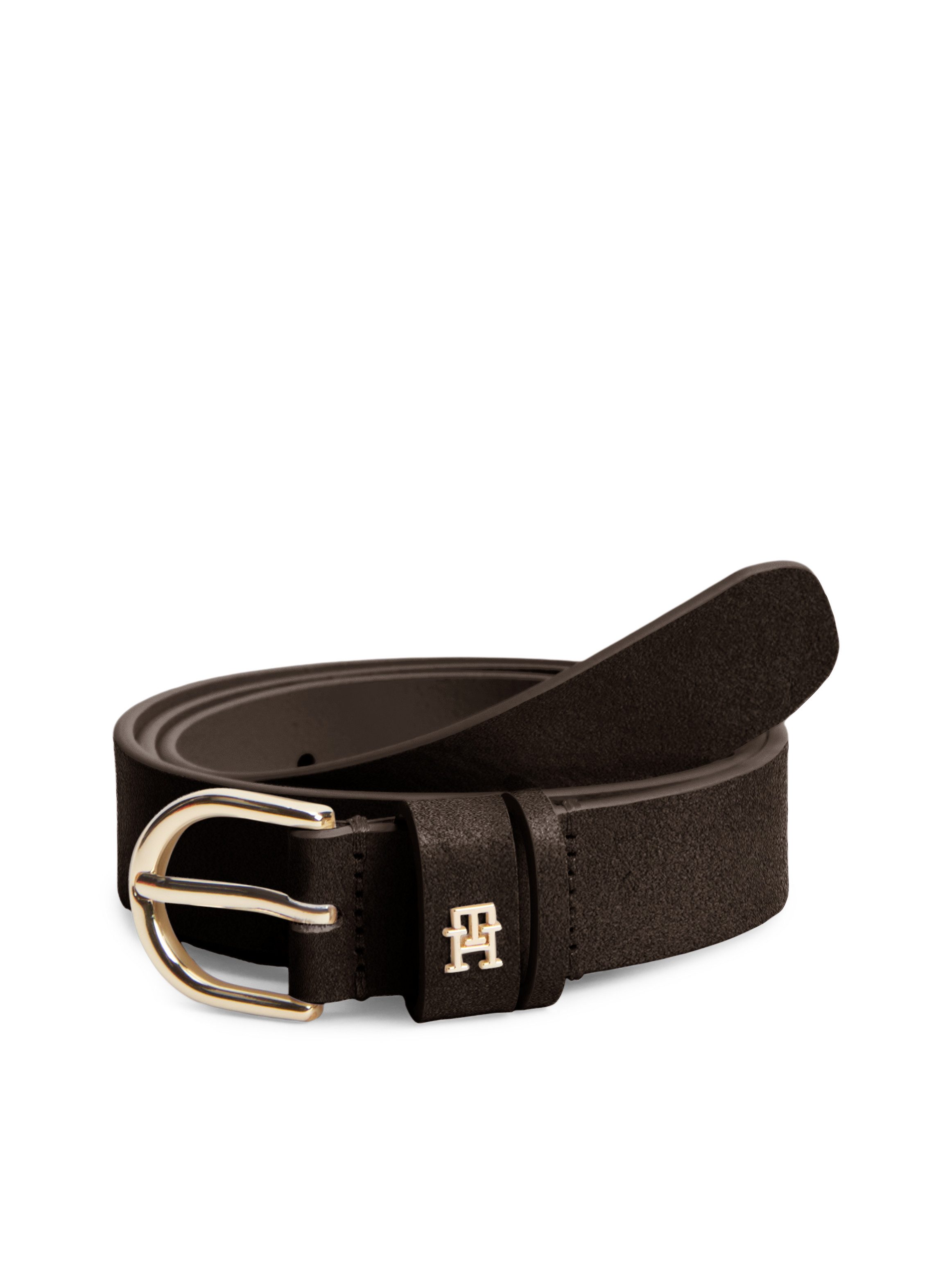 Tommy Hilfiger Ledergürtel ESSENTIAL EFFORTLESS SUEDE Regular fit und größenverstellbar