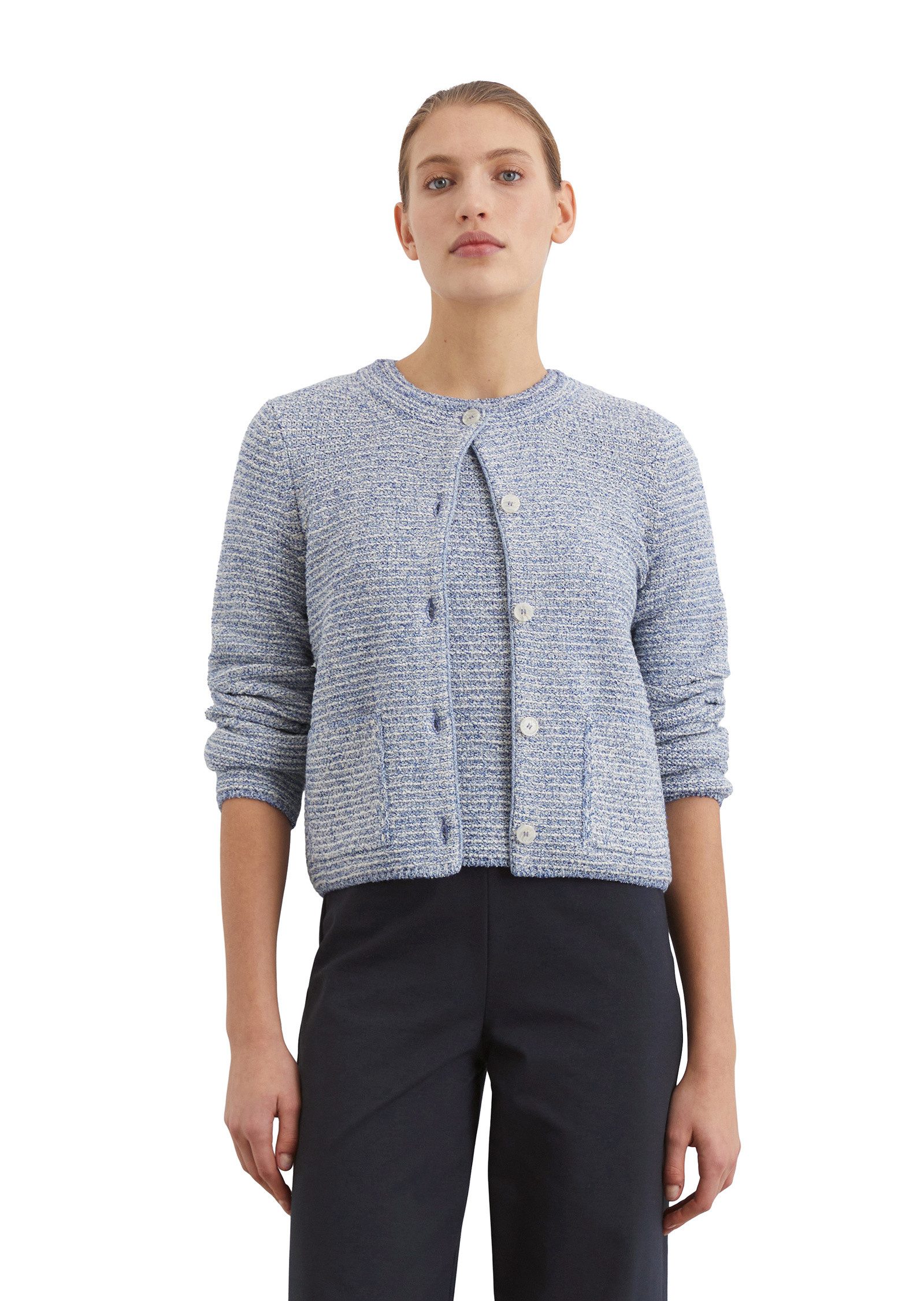 Cardigan aus Bouclé-Garn