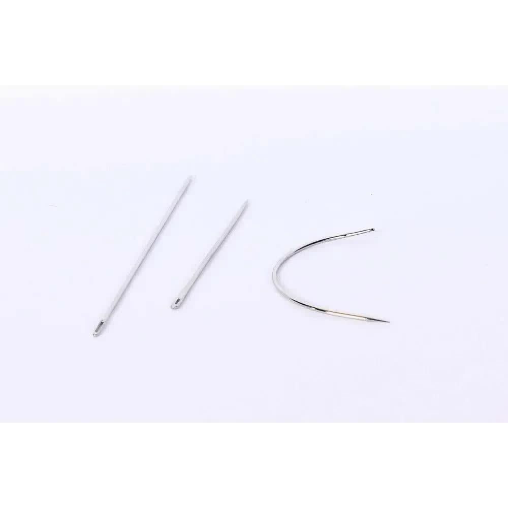 NOGI Haarnadel Nogi Accessoires – Nähnadel für Haarverlängerungen, Robuste Metall-Nähnadel mit feinem Öhr für präzise Haarverlängerungen.