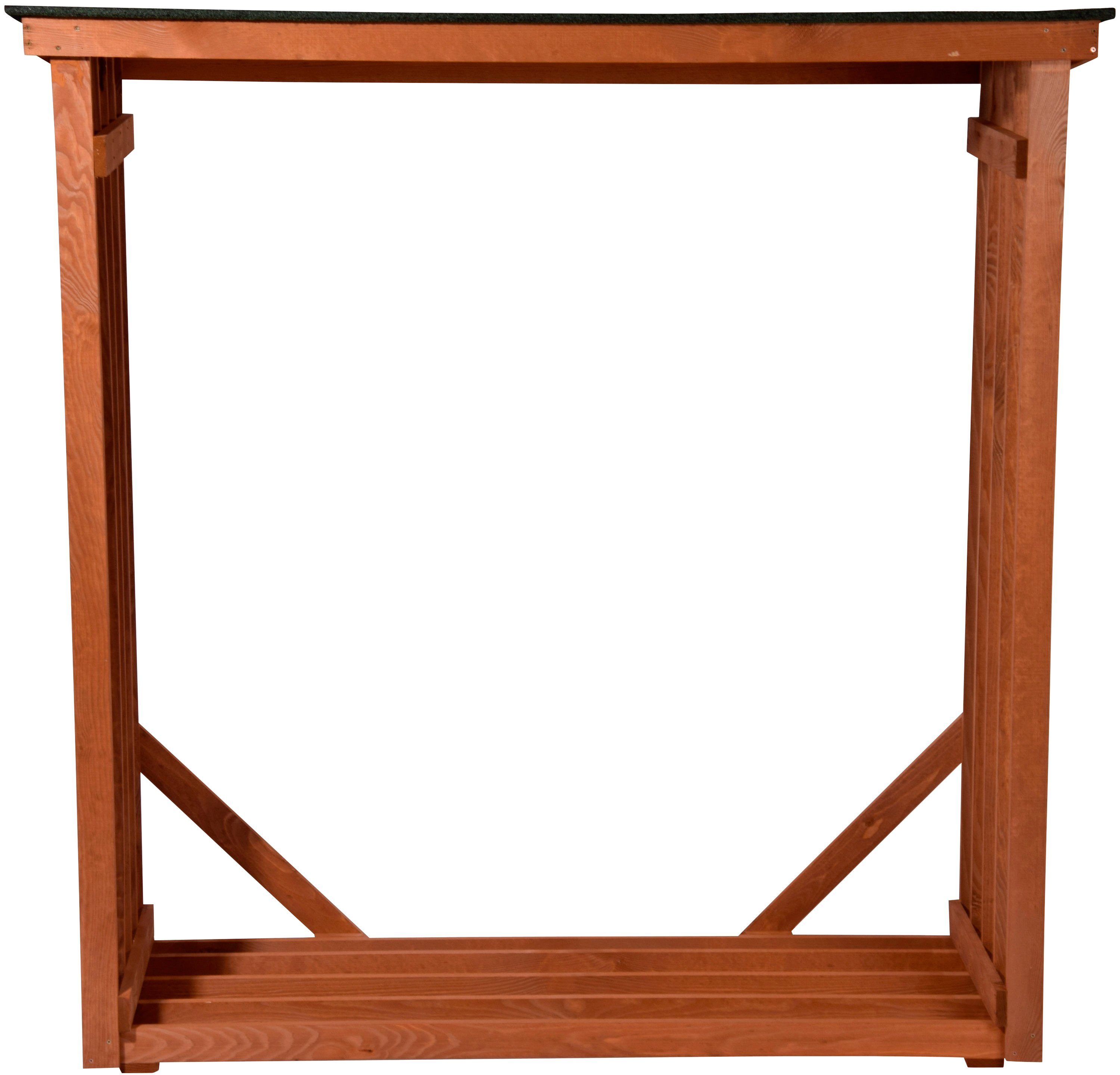 dobar Kaminholzregal, BxTxH:140x50x143 cm