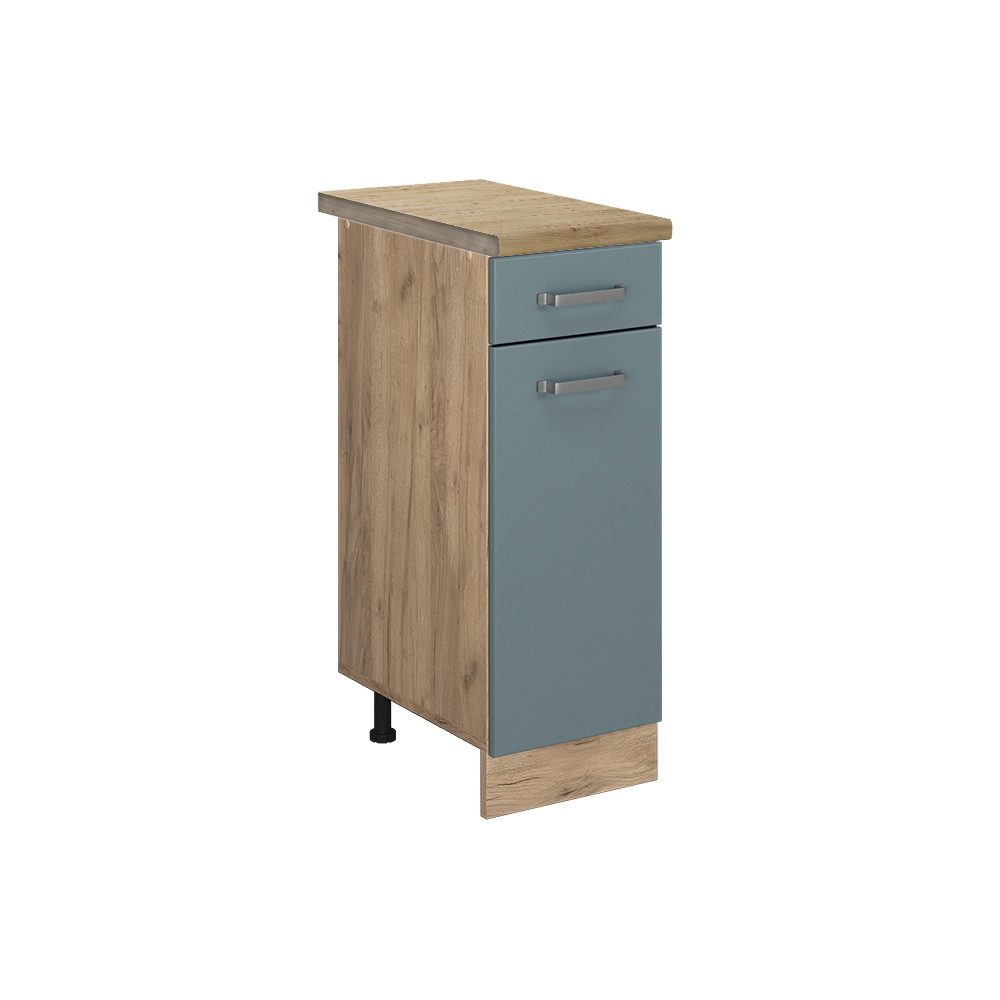 Vicco Unterschrank R-Line, Blau-Grau/Goldkraft Eiche, 30 günstig online kaufen