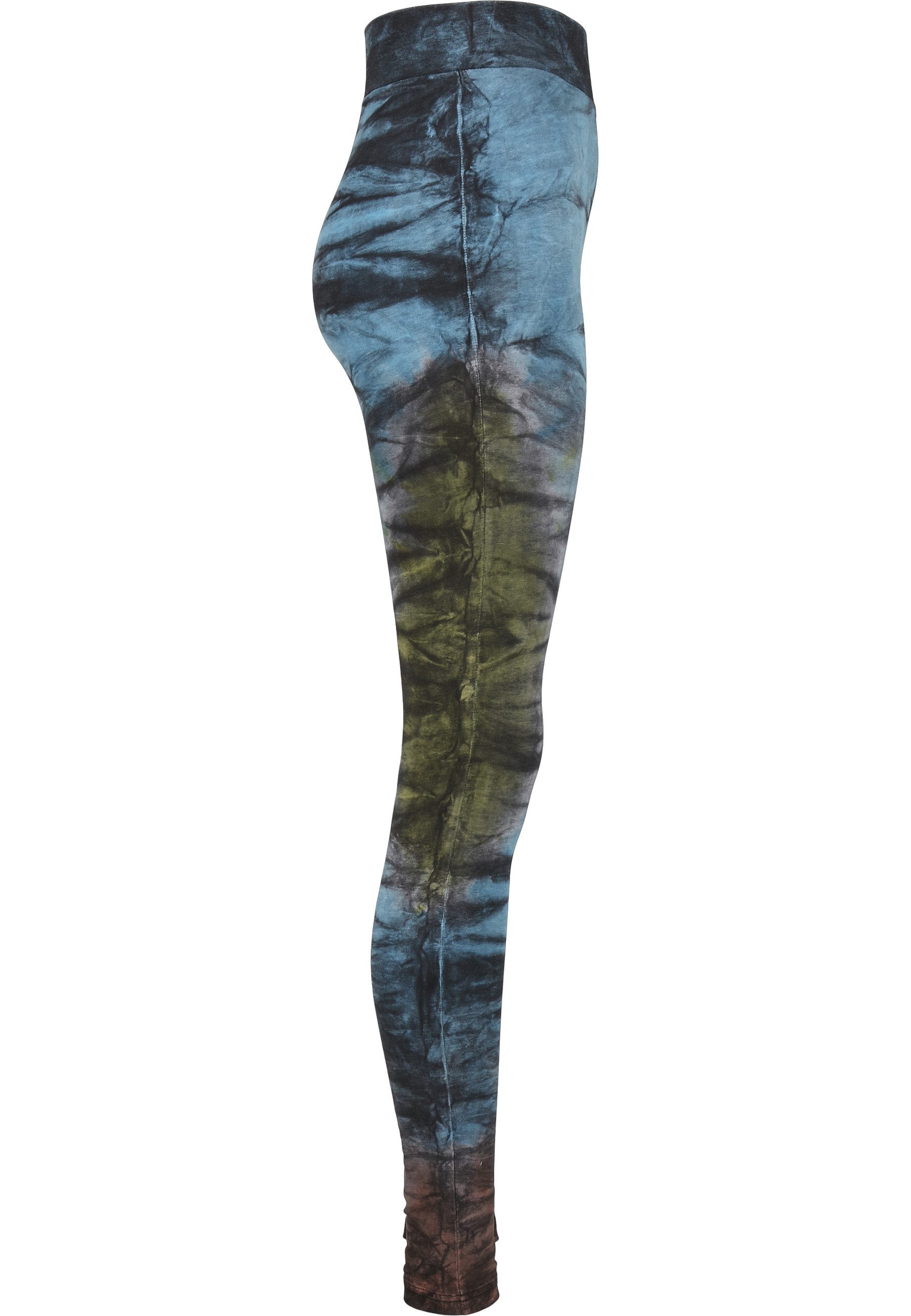 URBAN CLASSICS Leggings Urban Classics Damen Ladies Cotton Tie Dye High Waist Leggings (1-tlg)