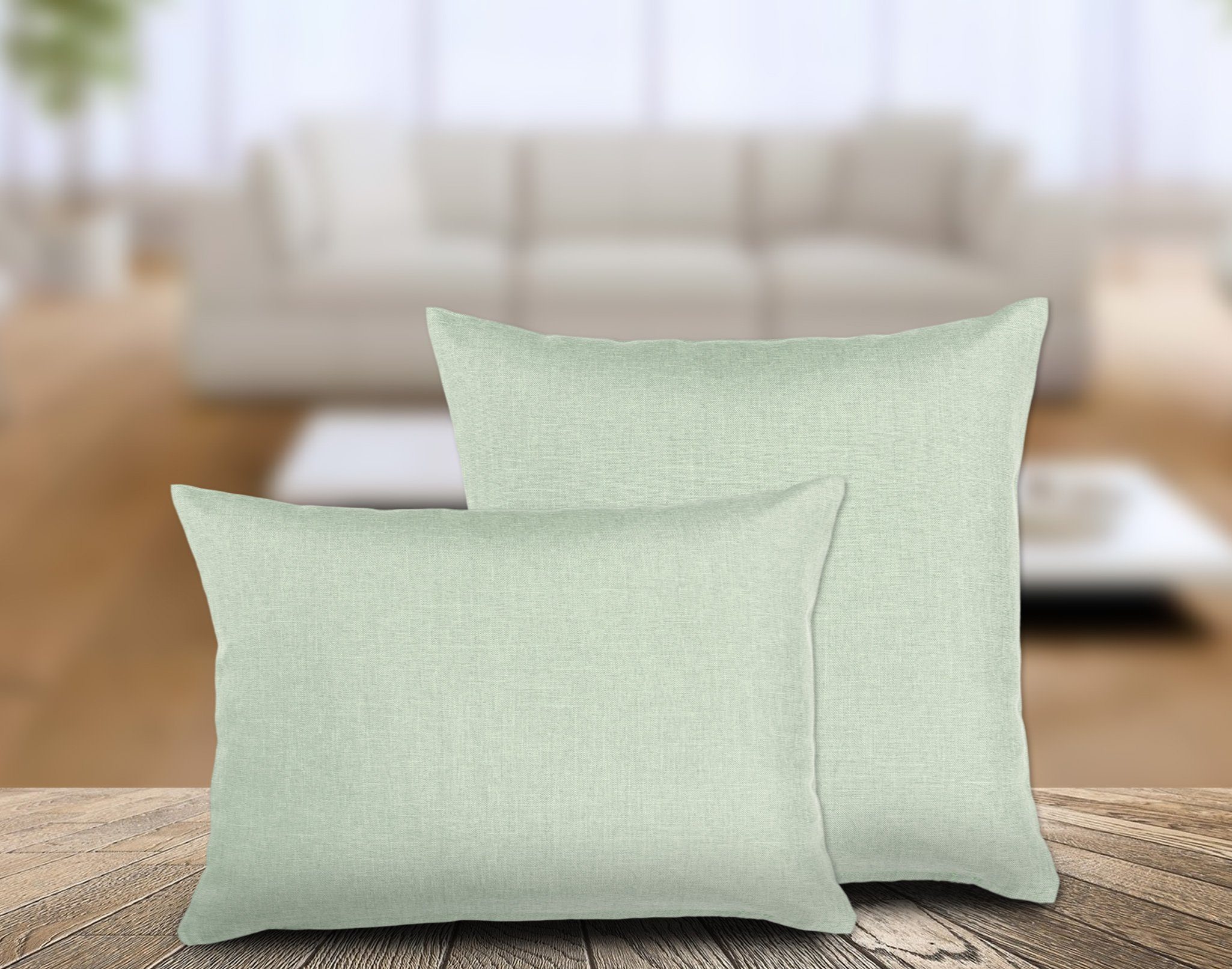 Beautex Kissenhüllen Kissenhüllen Leinen Optik, Kissen günstig online kaufen