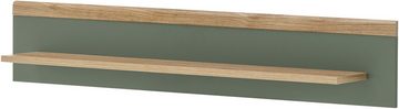 INOSIGN Wohnwand MAVAS, (Set, 4-St), in moderner Trendfarbe, Griffe aus Metall (Schwarz), Breite 324 cm