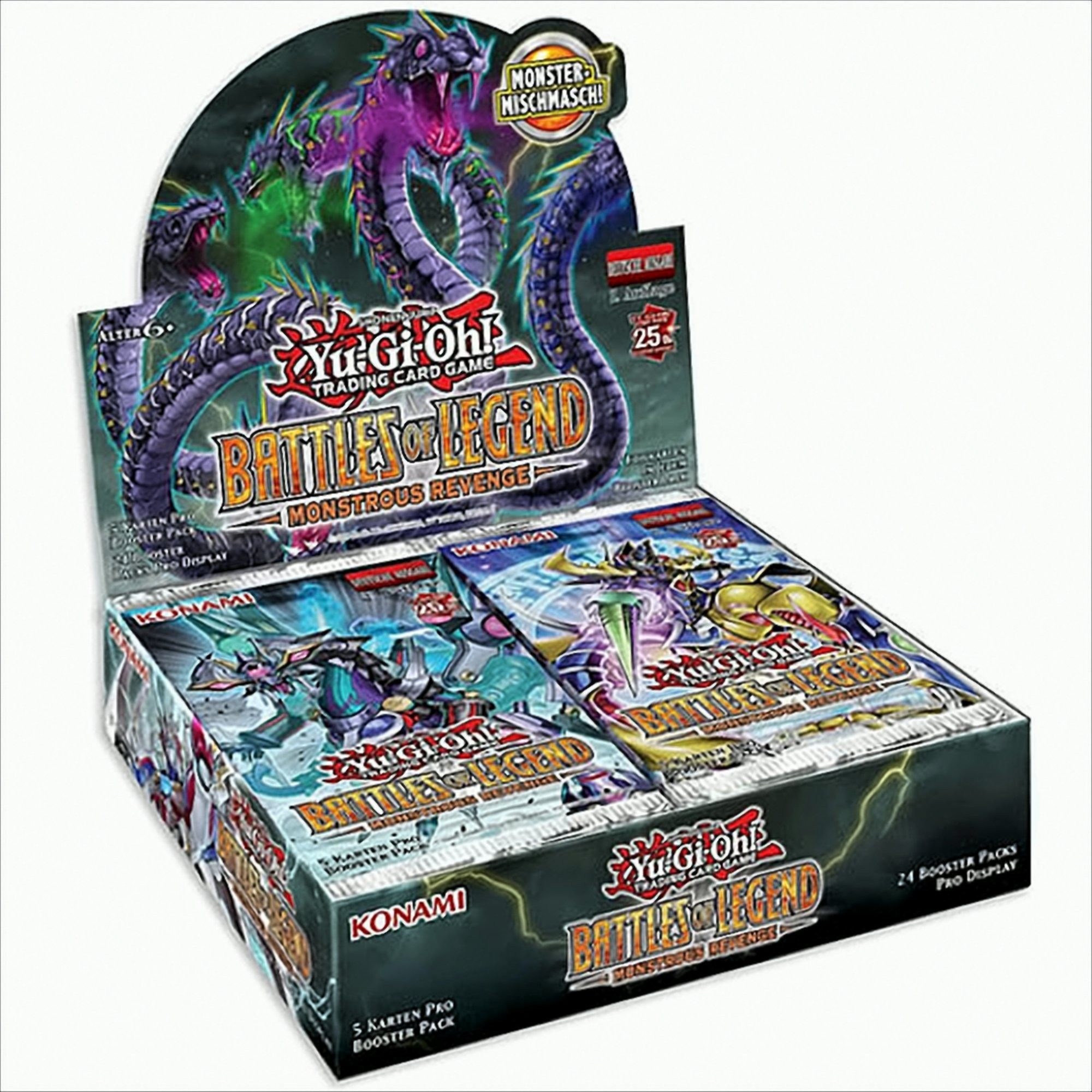 Konami Sammelkarte Yu-Gi-Oh! Battles of Legend Monstrous Revenge Booster-Display