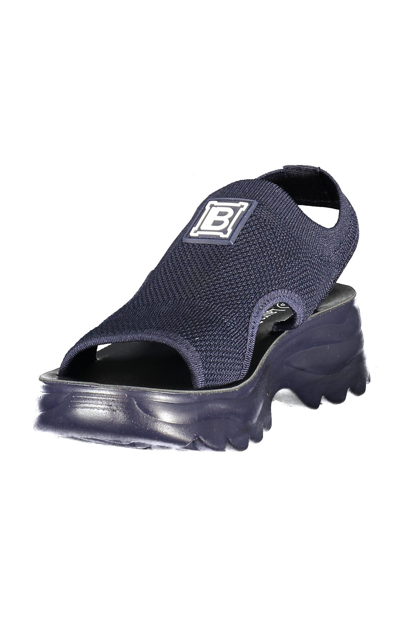 Laura Biagiotti Zehentrenner Elegante Damensandalen Blau mit Elastischem