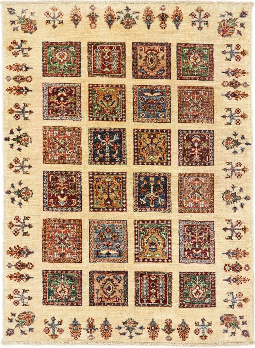 Orientteppich Arijana 101x134 Bakhtiari Trading, 5 Höhe: Handgeknüpfter Orientteppich, mm Nain rechteckig