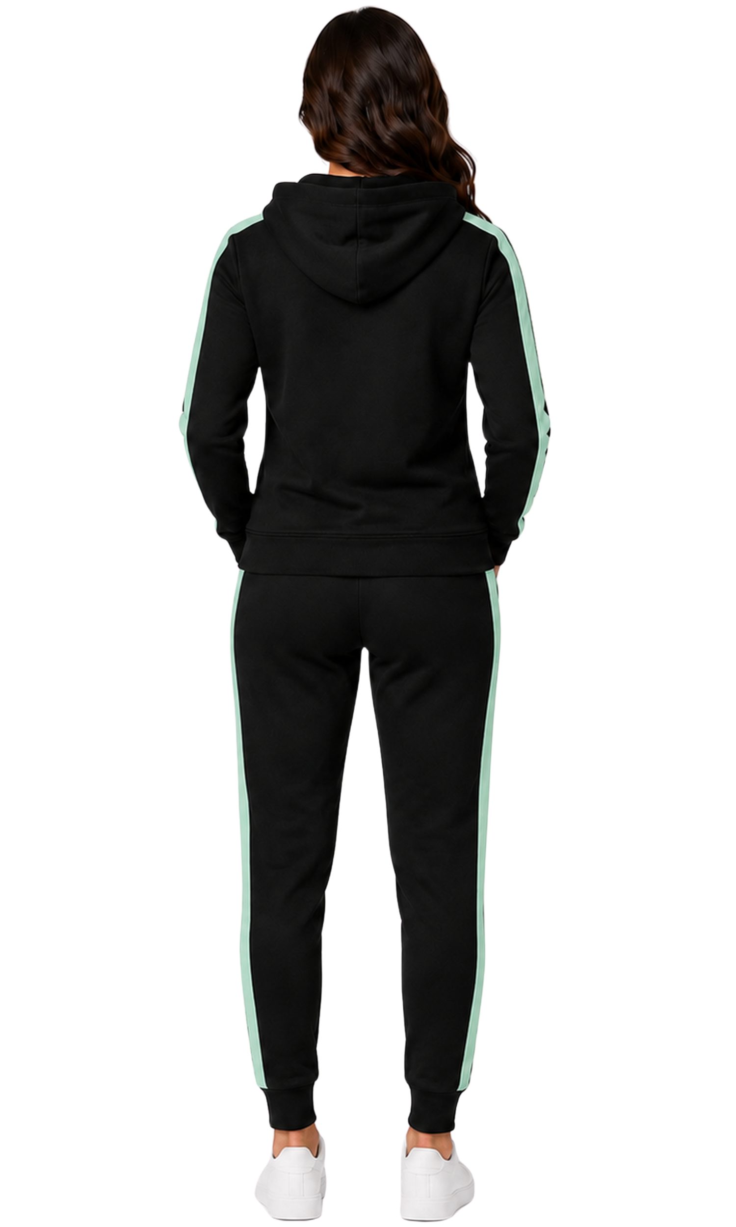 L.gonline Jogginganzug Damen Freizeitanzug, Sportlich, mit Streifen 526 (Packung, 2-tlg), Fitness Freizeit Casual
