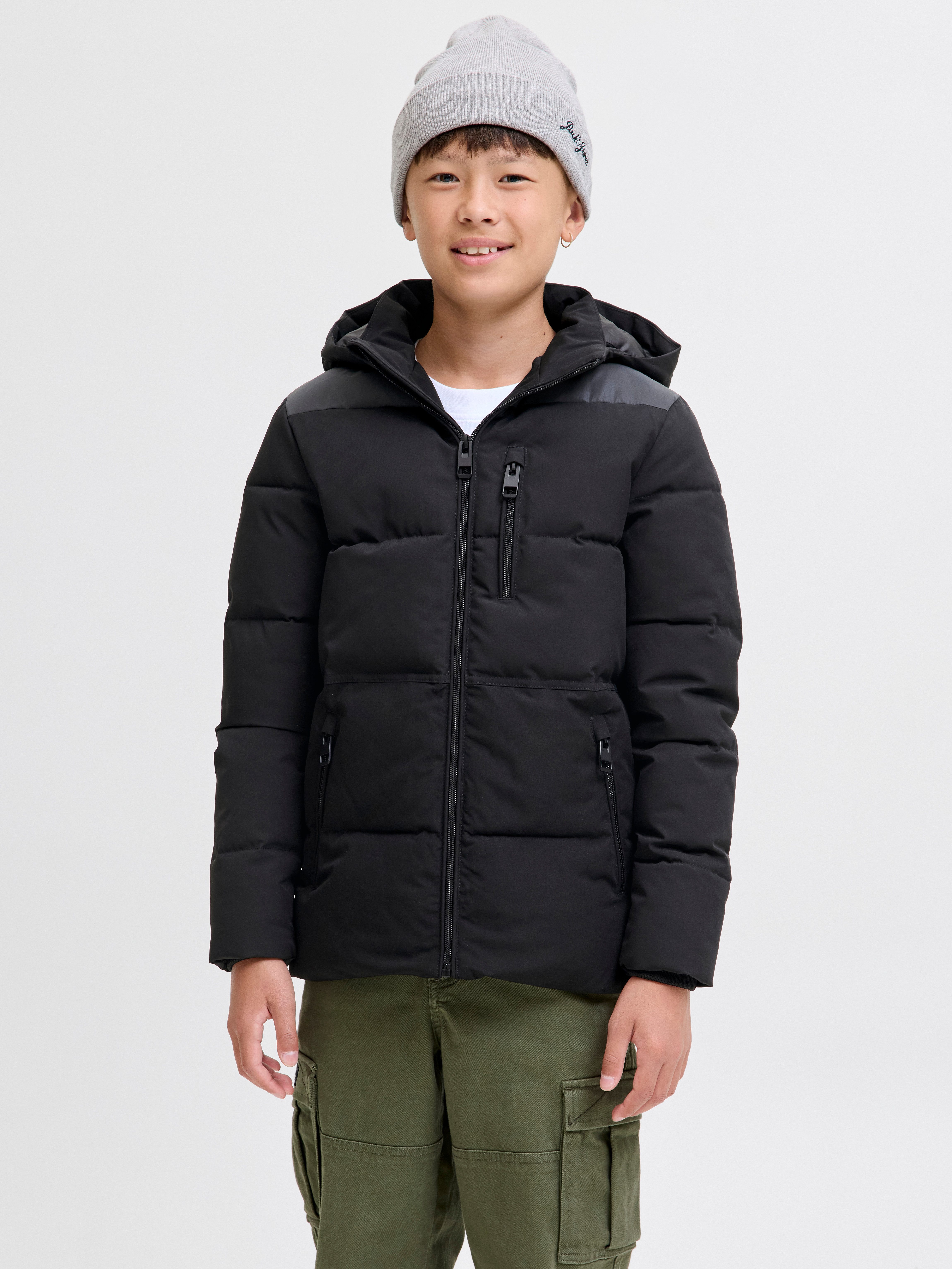 Steppjacke JJEOWEN REFLECTIVE PUFFER SN JNR