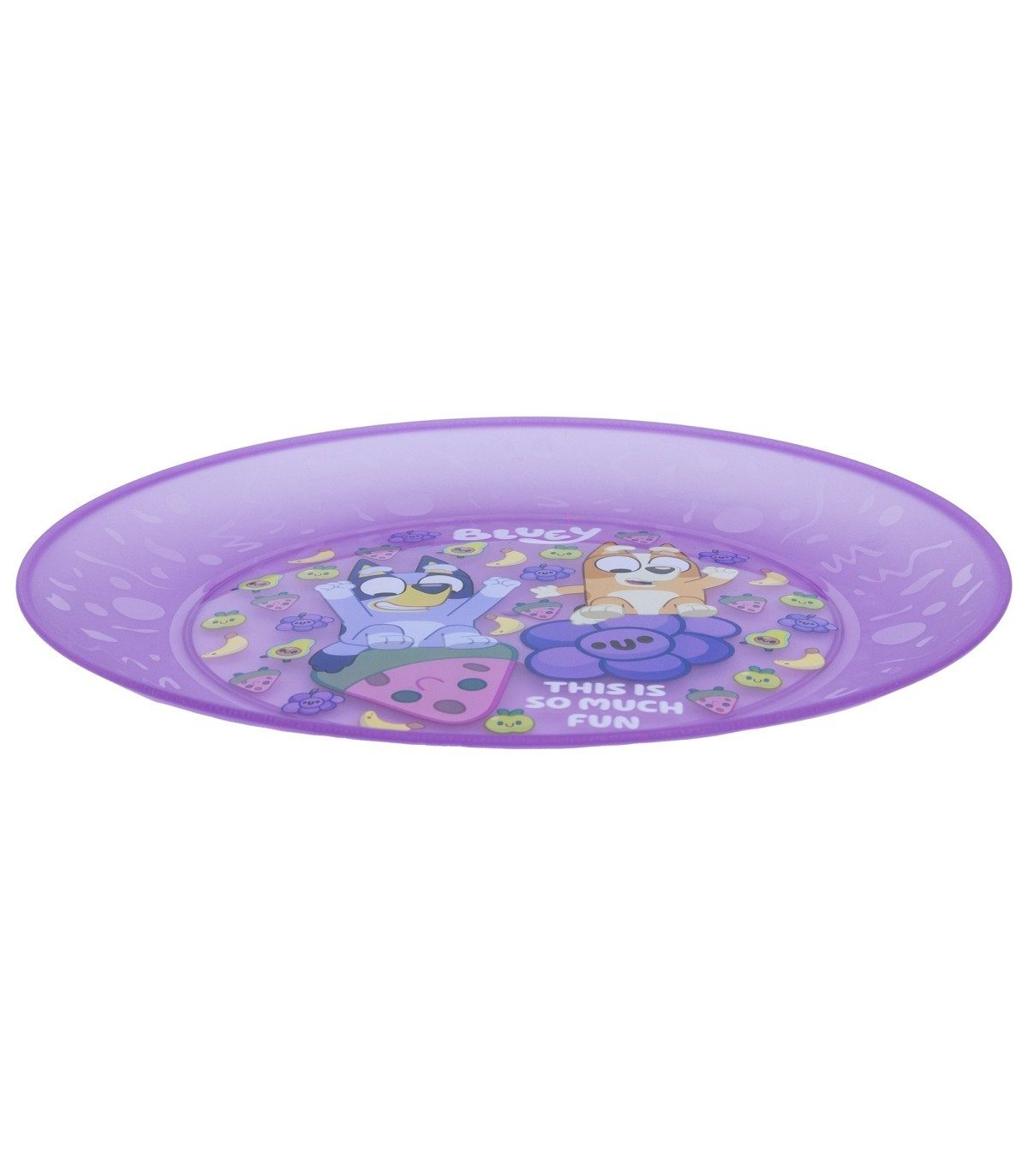 Bluey Brotschale Set 4 teilig geeignet für Mikrowelle und Spülmaschine ab 4 Jahre, (Spar-Set, 4-tlg)
