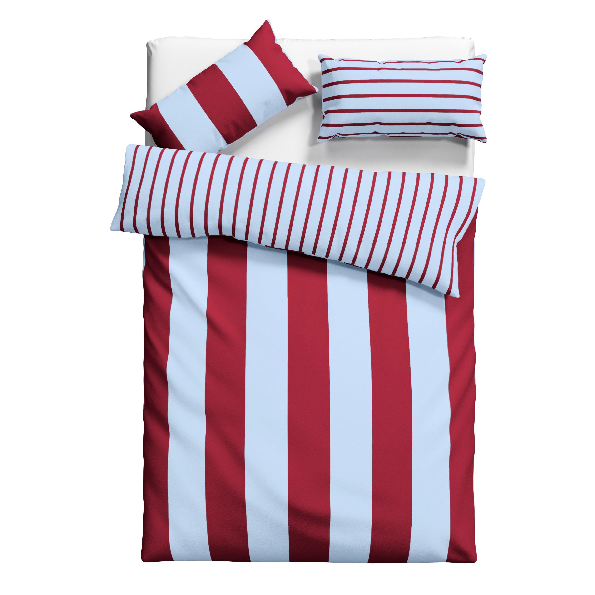 OTTO home Wendebettwäsche Sari Trend, Linon, 2 teilig, ab Gr. 135/200 cm, Bettwäsche in modernen Farben, trendig