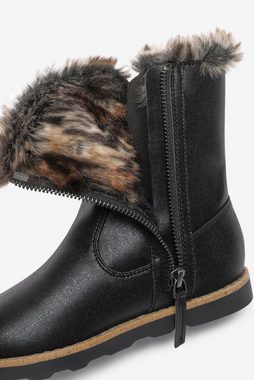 Next Warme Stiefel mit Reißverschluss und Kunstfell Winterstiefelette (1-tlg)