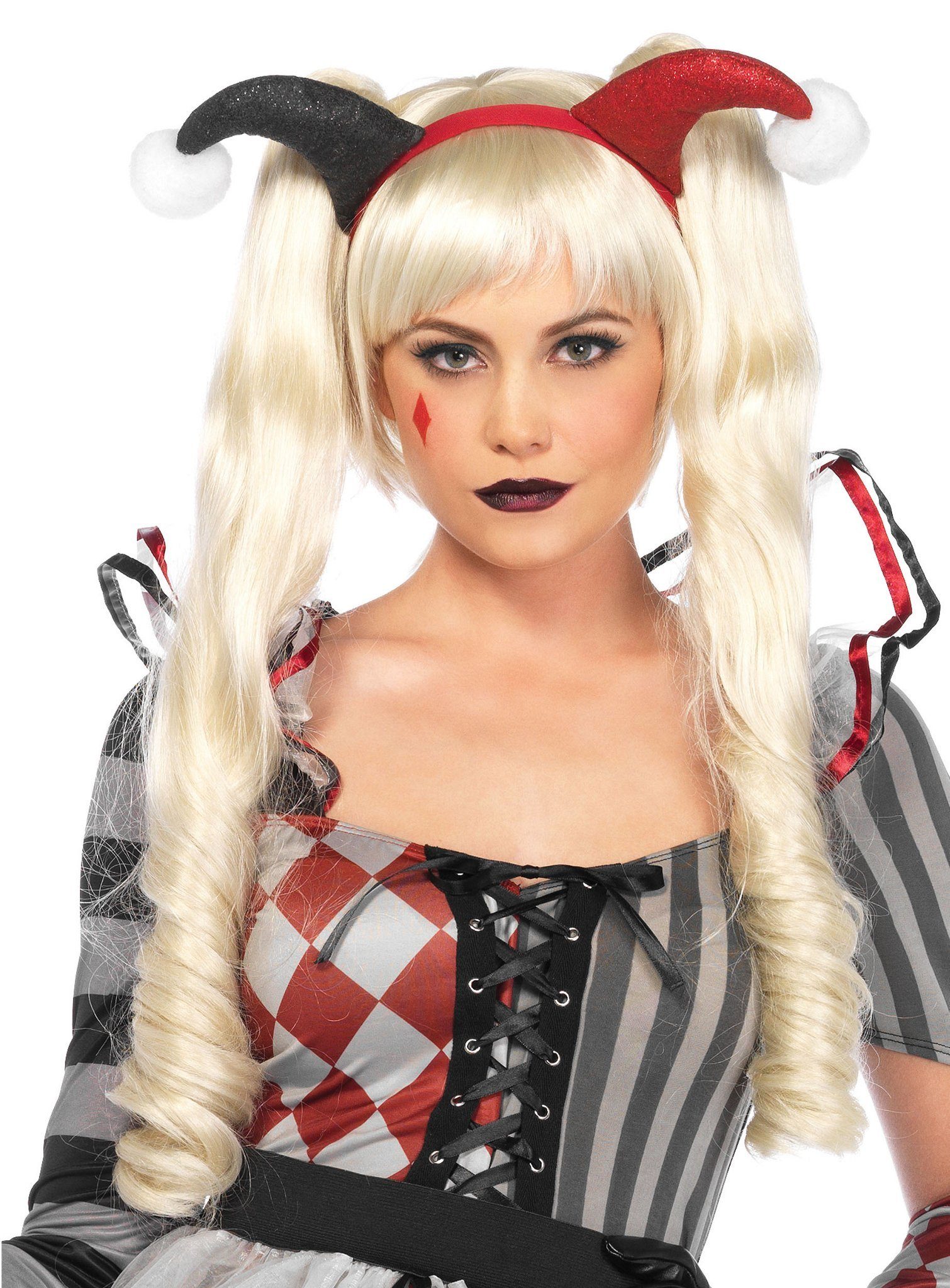Leg Avenue Kostüm-Perücke Puppe Zöpfen Puppenkostüm blond, und Für Perücke mit Perücke abnehmbaren Cosplay