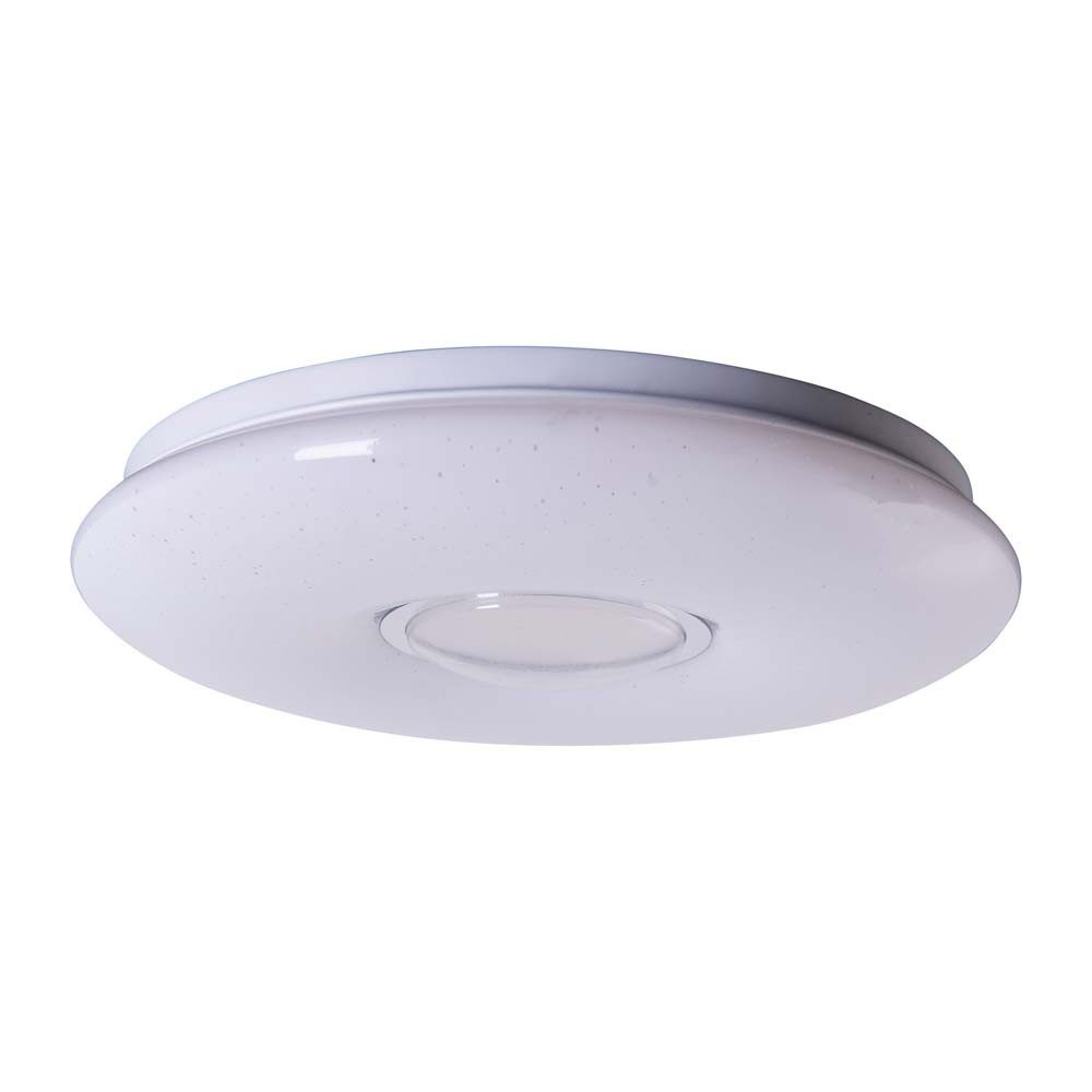 näve LED Deckenleuchte, LED-Leuchtmittel fest verbaut, Warmweiß, Deckenleuchte Deckenlampe Wohnzimmerleuchte Dimmer Fernbedienung LED D