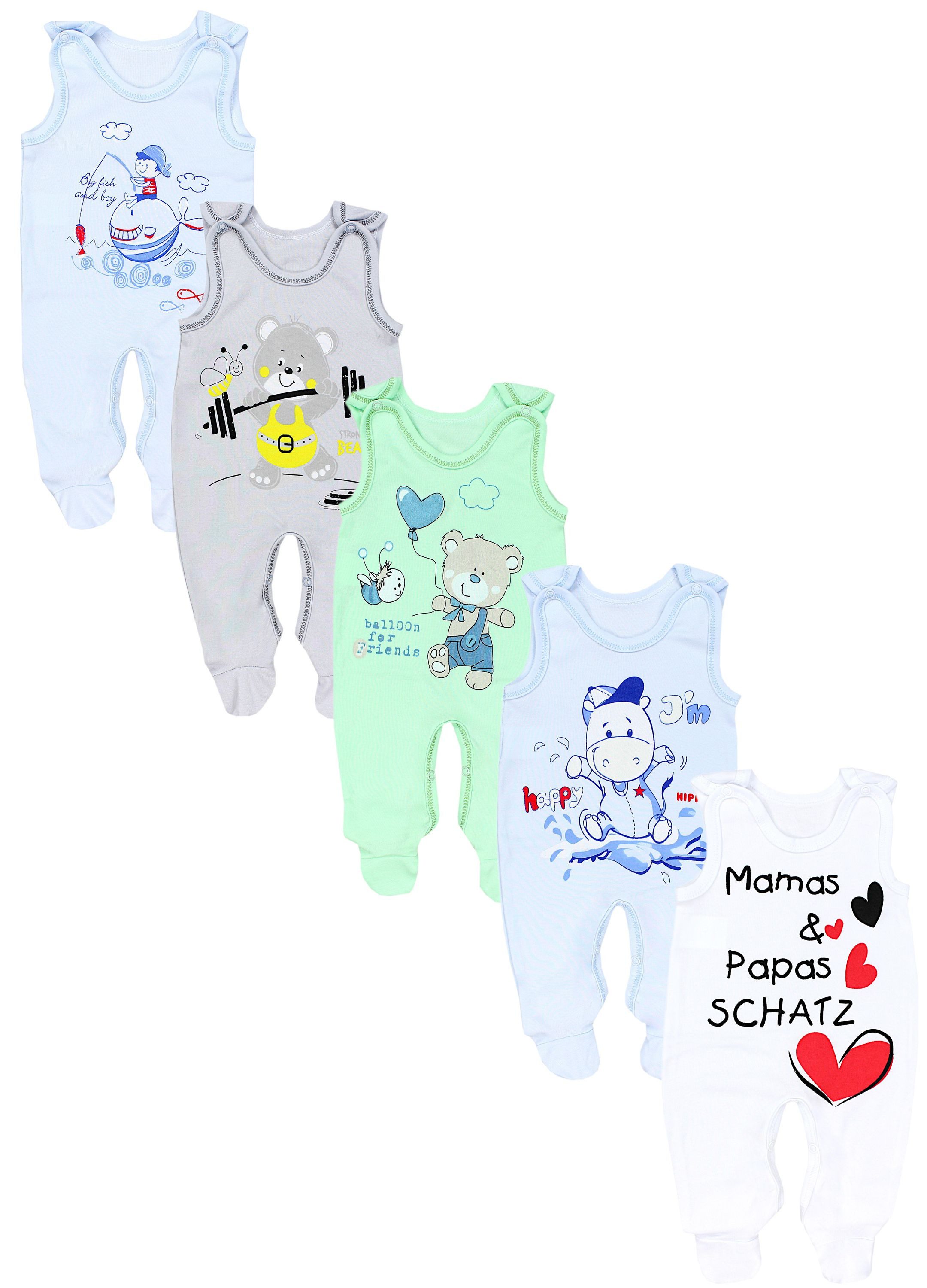 Strampler TupTam Unisex Baby Strampler mit Aufdruck 5er Set