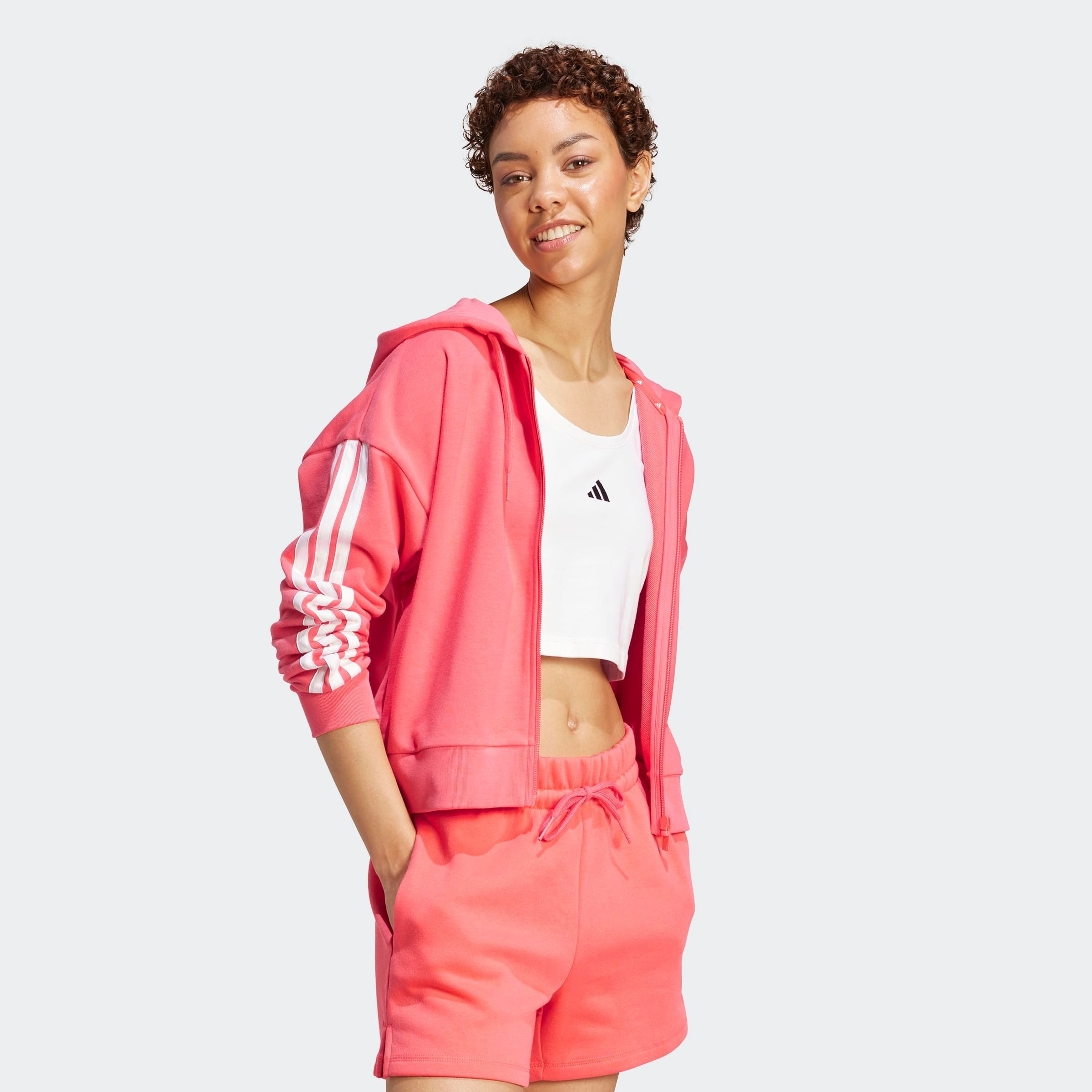 adidas Sportswear Kapuzensweatshirt W 3S FT günstig online kaufen