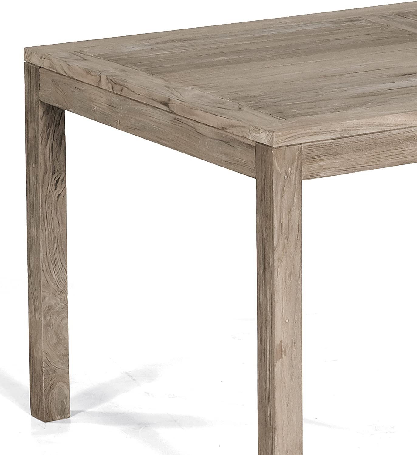 SonnenPartner Gartentisch Gartentisch Wellington 160cm x 90 cm Old Teak grey-washed