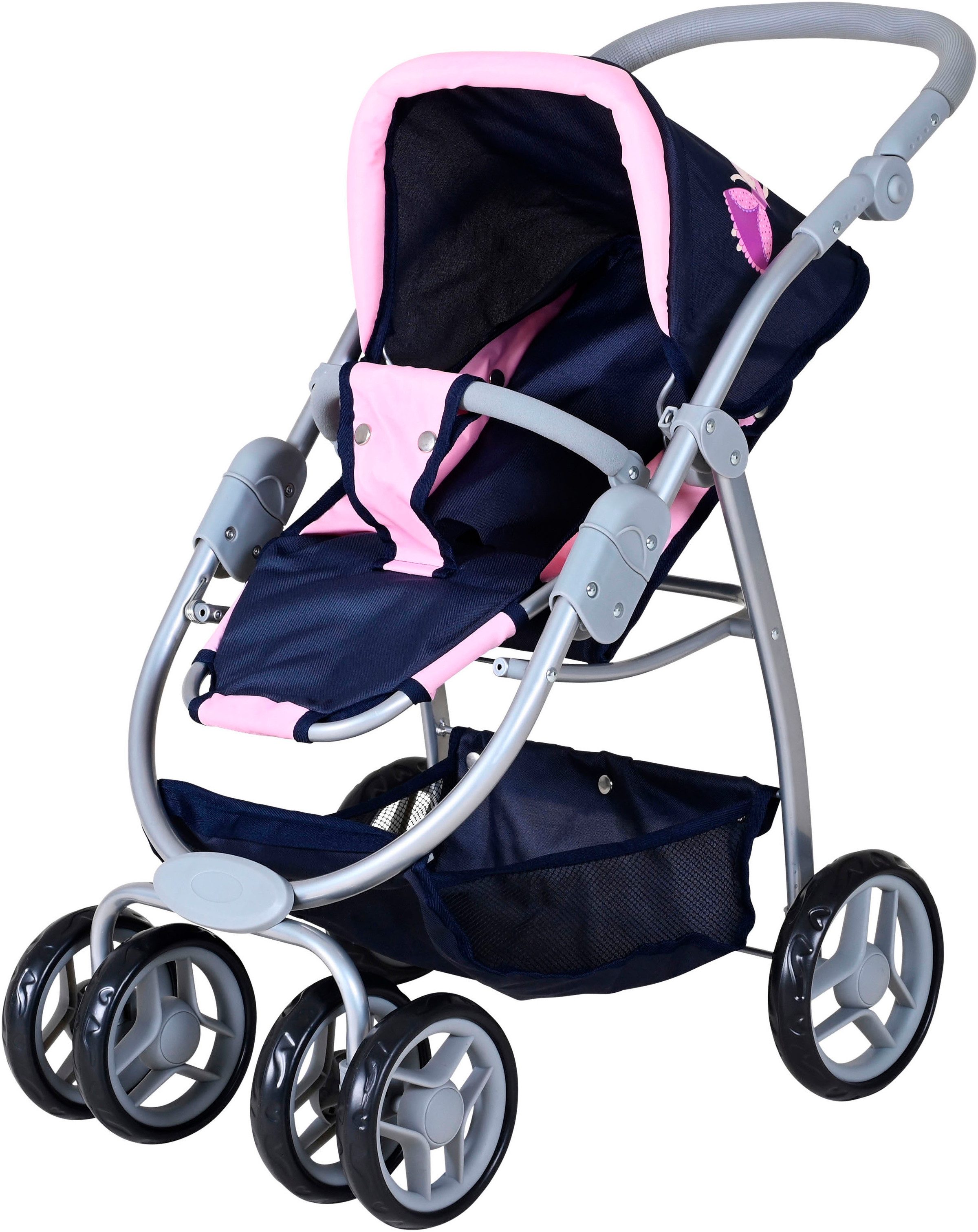 Knorrtoys® Kombi-Puppenwagen Coco - princess blue günstig online kaufen