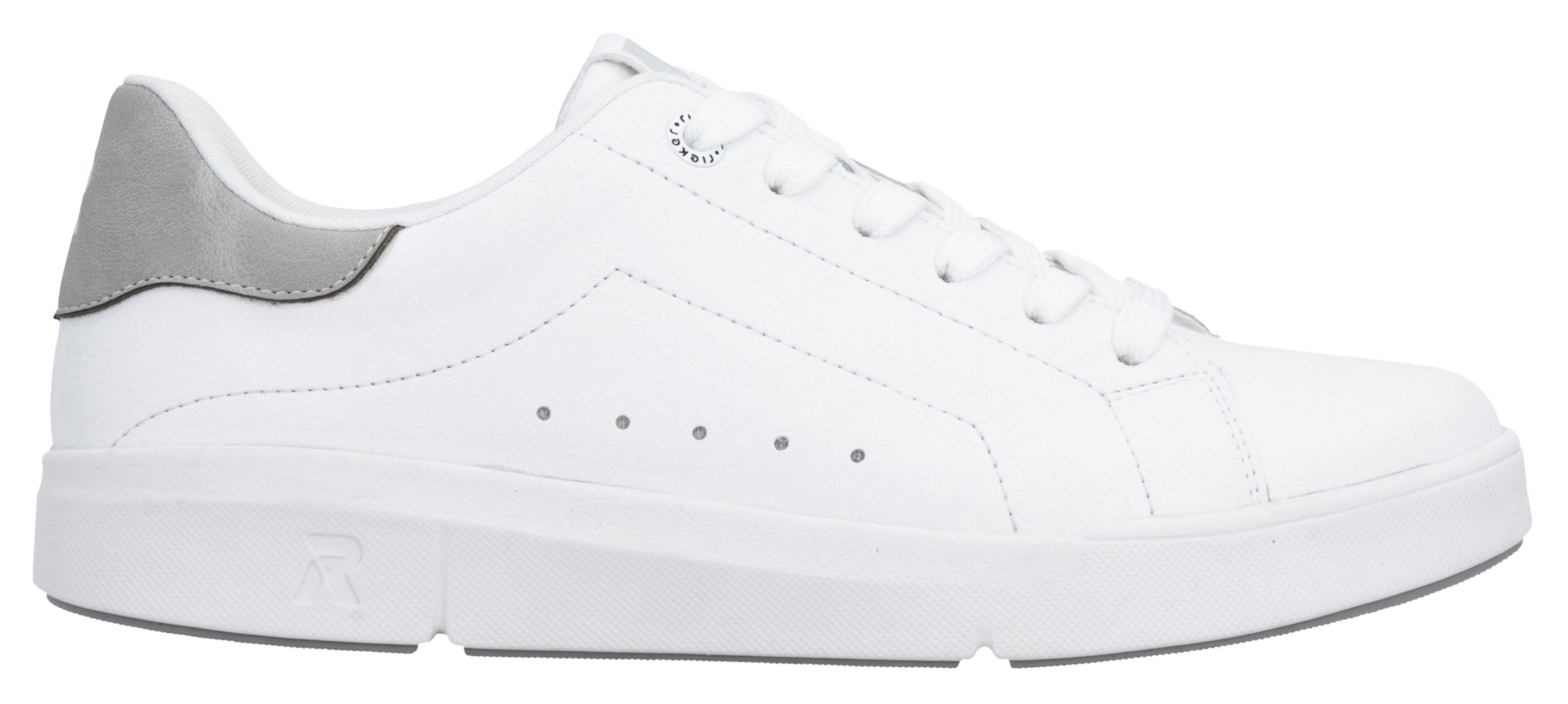Rieker Sport Sneaker in monochromer Optik, Freizeitschuh, Halbschuh, Schnürschuh