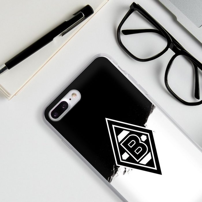 DeinDesign Handyhülle Borussia Mönchengladbach Gladbach Bundesliga Apple iPhone 8 Plus Silikon Hülle Bumper Case Handy Schutzhülle