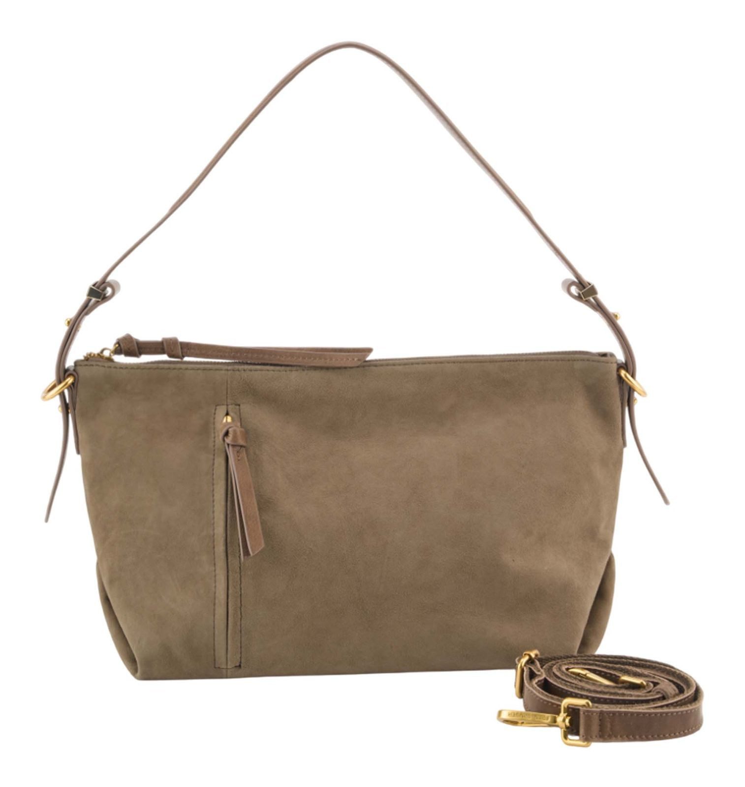 FREDsBRUDER Schultertasche Shoulderbag, aus echtem Leder