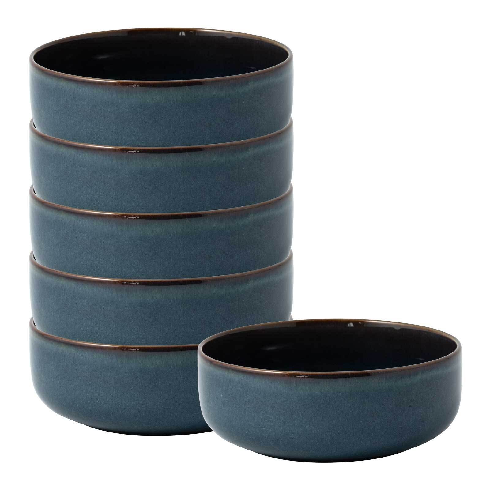 like. by Villeroy & Boch Schale Crafted Müslischalen ø 15,8 cm 6er Set, Porzellan, (6 Schalen, 6-tlg)