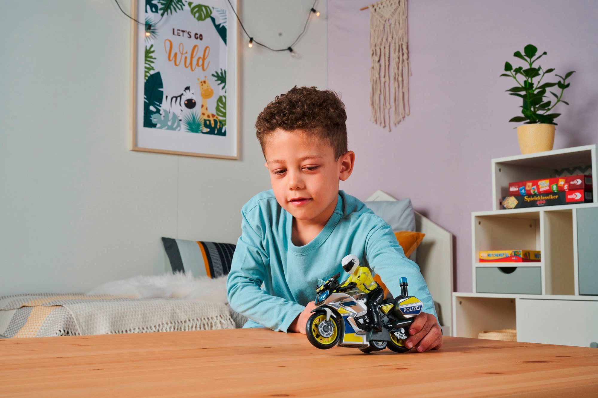 Dickie Toys Spielzeug-Motorrad Police Bike, mit Licht und Sound günstig online kaufen