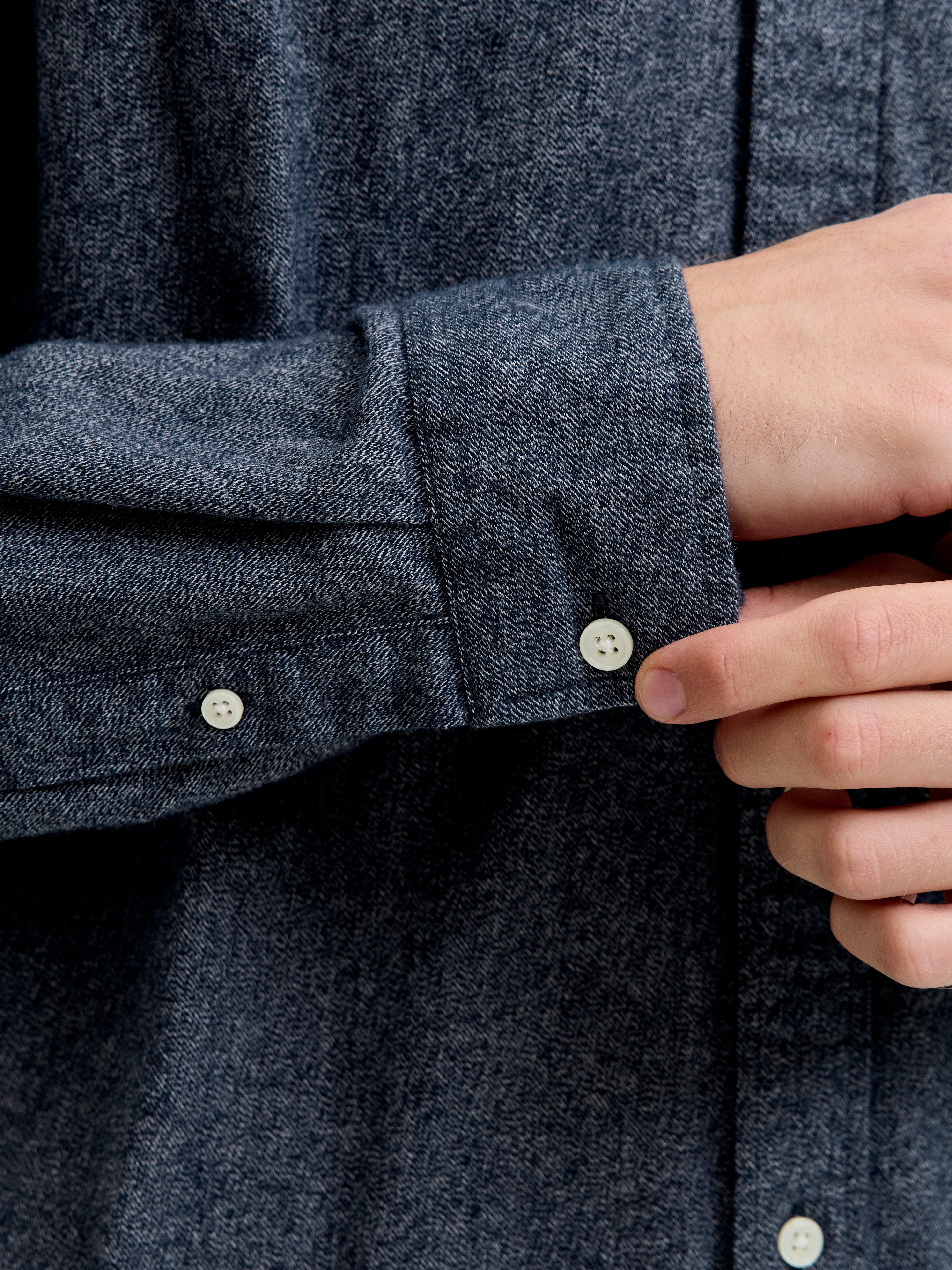 Jack & Jones Langarmhemd JPRBLUBARKLEY FLANNEL günstig online kaufen