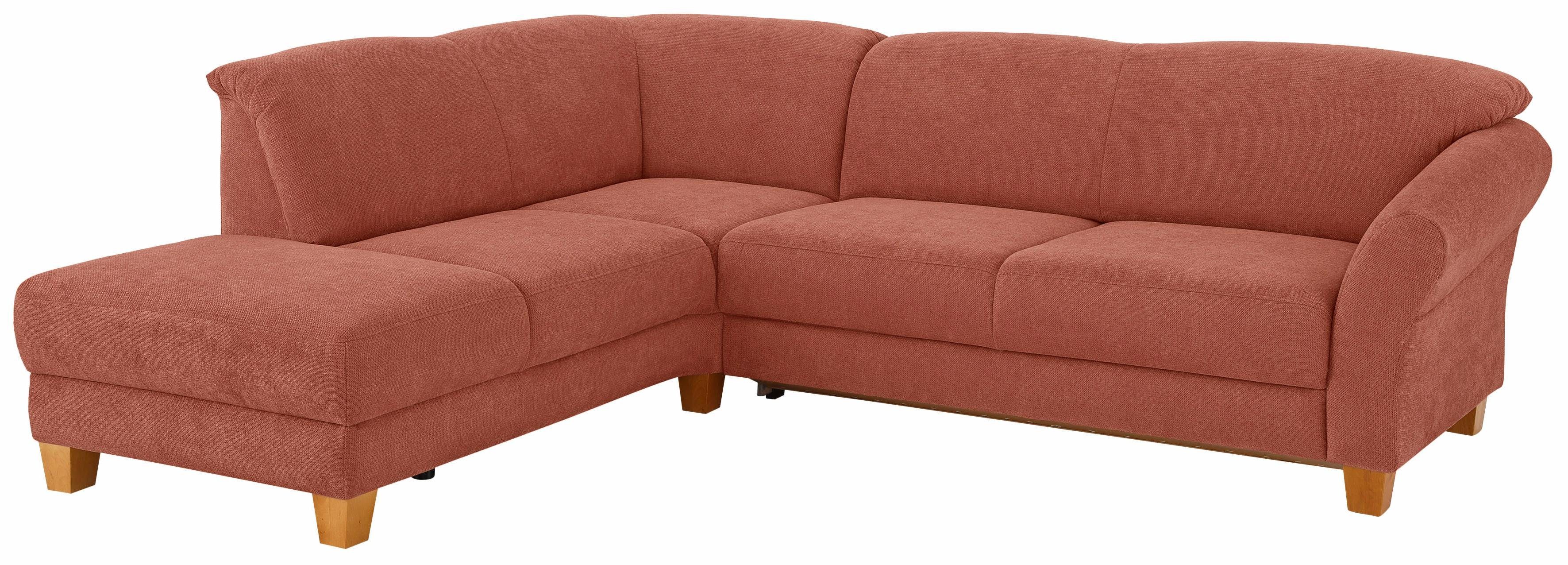 Home affaire Ecksofa "Gotland L-Form" wahlweise mit Sitztiefenverstellung + günstig online kaufen