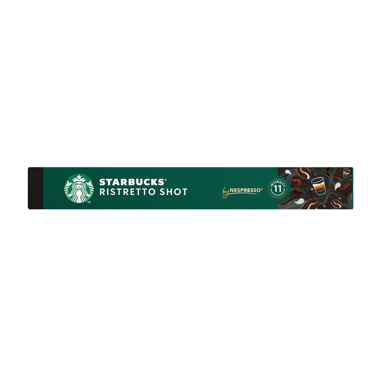 Starbucks Kaffee, Starbucks Ristretto Shot by Nespresso 10 Kapseln Packung 57g