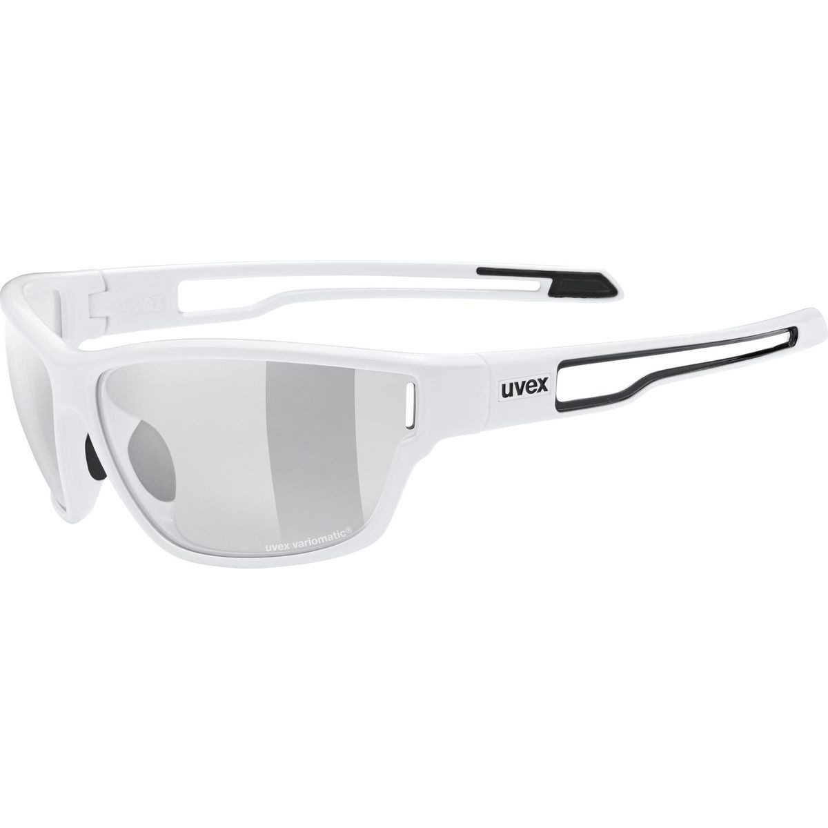Uvex Fahrradbrille Sportstyle 806, Unisex-Sportbrille mit variomatic® Tönung und Anti-fog Beschichtung