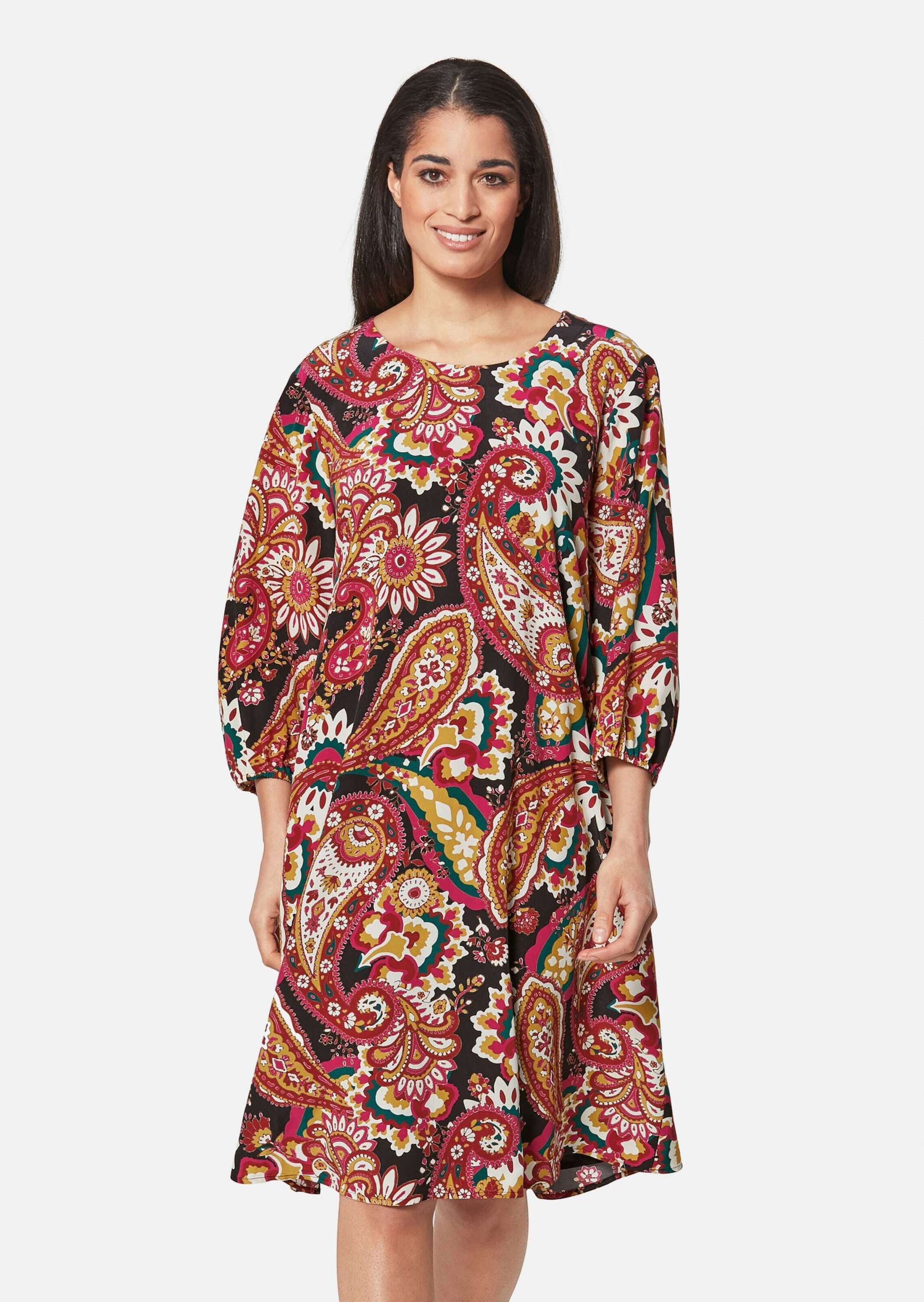 Midikleid Kleid mit Paisleymuster