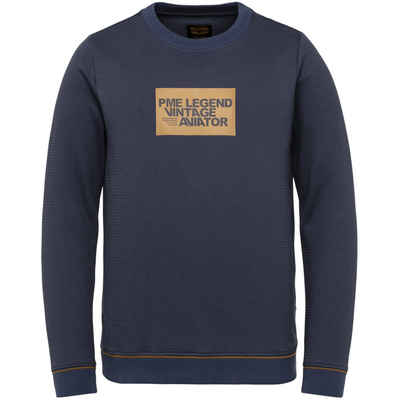 PME LEGEND Sweatshirt »R-Neck jacquard interlock fleece«