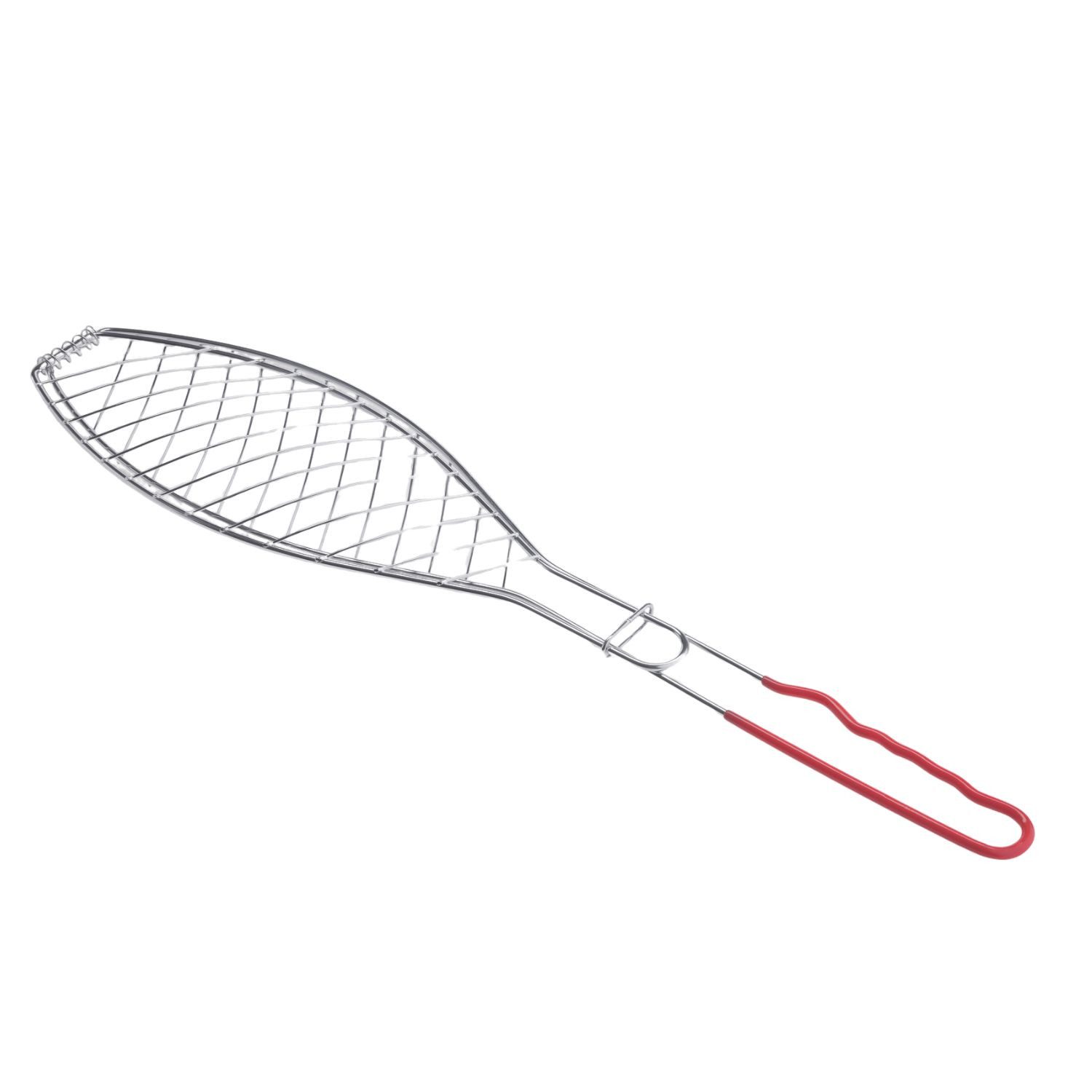 Grillguthalter Thüros Fischbräter Stahl verchromt 68 cm
