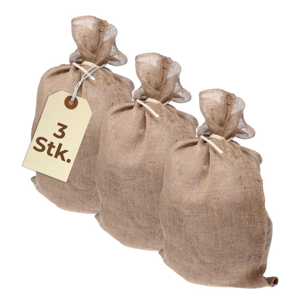 GarPet Gartensack Jutesack Kartoffelsack Winterschutz Pflanz Sack Frostschutz Pflanzen, (3-tlg)