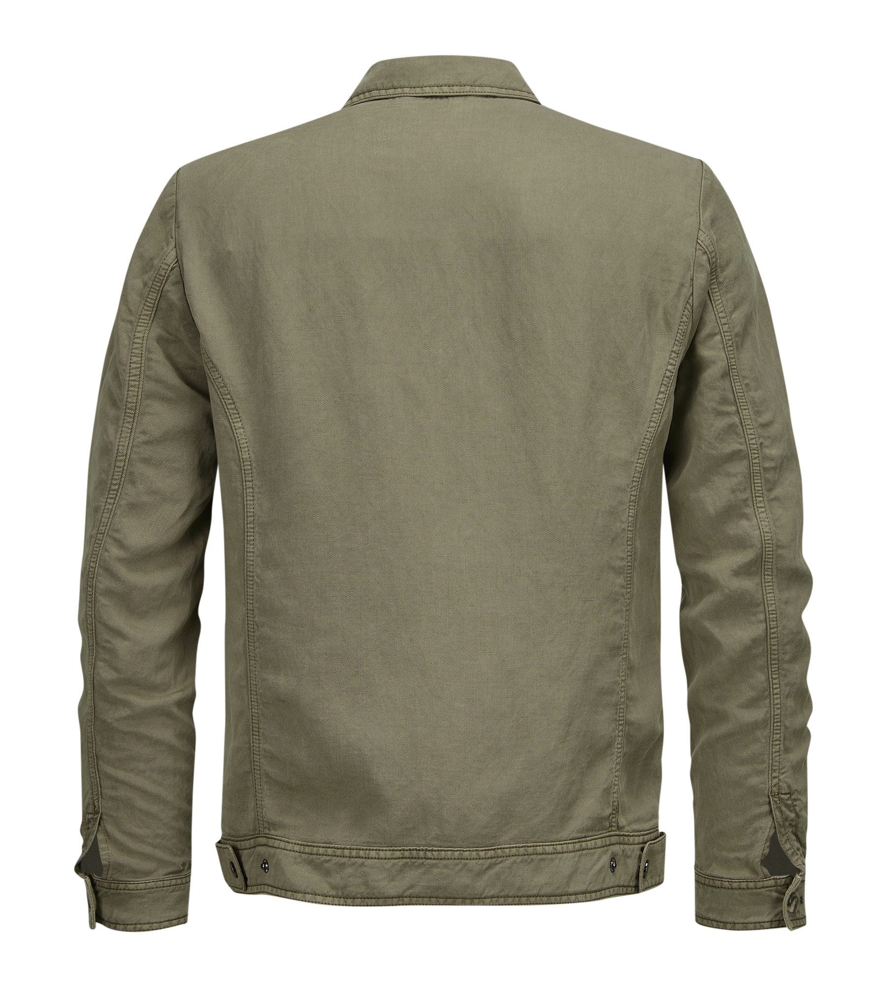 Milestone Hemdjacke MSWebber Leichte Sommerjacke aus Leinen-Lyocell, atmungsaktiv und knitterarm