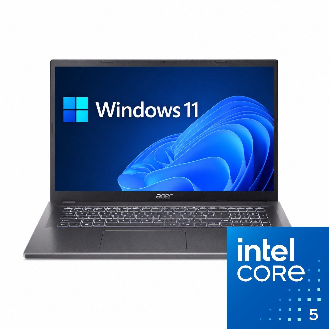 Acer Aspire A17 Business-Notebook (43,9 cm/17.3 Zoll, Intel Core i5 120U, Intel Graphics, 16 GB, 500 GB SSD)