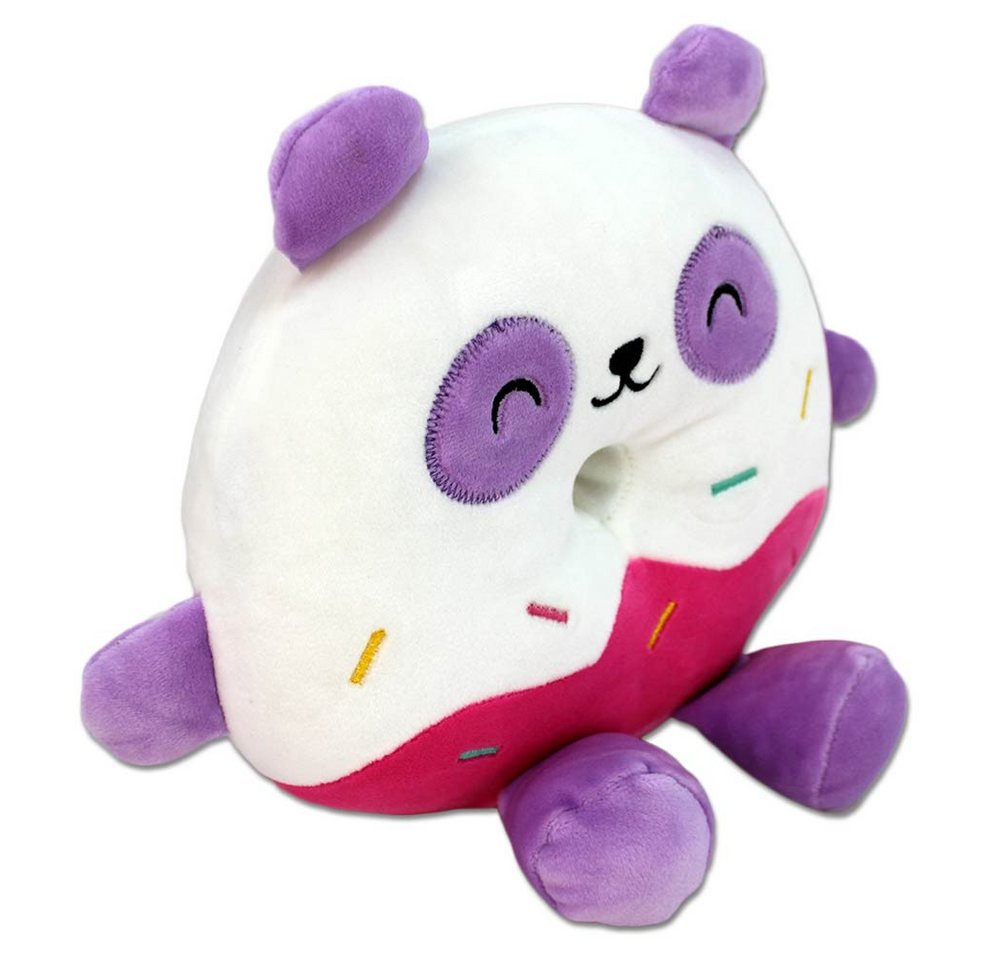 Thumbnail - PMS Tierkuscheltier Kawaii Donut Kuscheltier mit Gesicht - ca. 18 cm