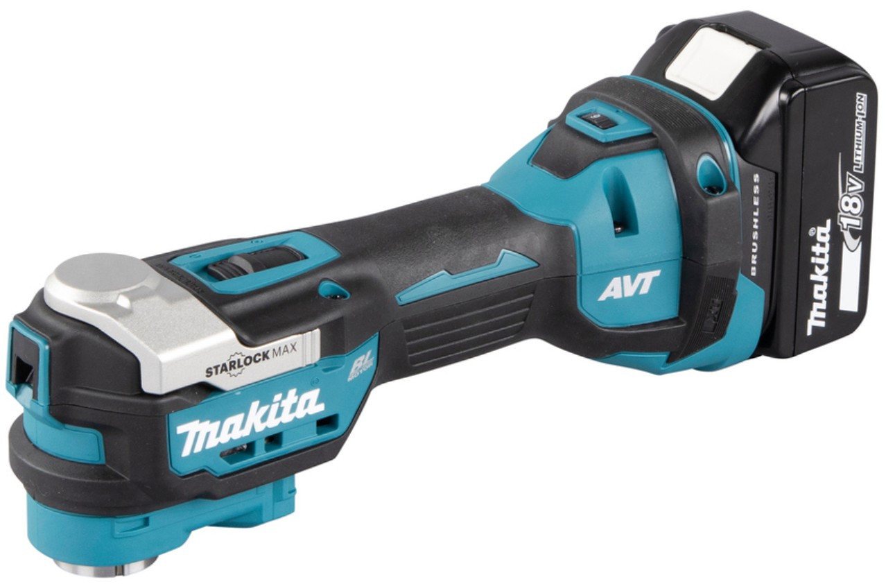 Thumbnail - Makita Akku-Multifunktionswerkzeug DTM52RTJX1 - Akku-Multitool - blau/schwarz
