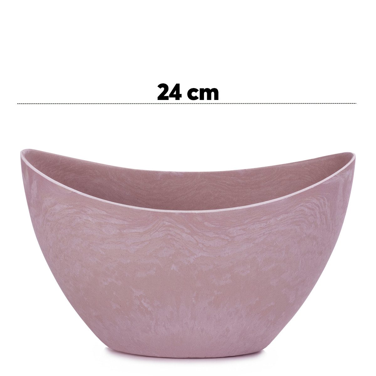 matches21 HOME & HOBBY Blumentopf Pflanzschale oval 24 cm für draussen Deko günstig online kaufen