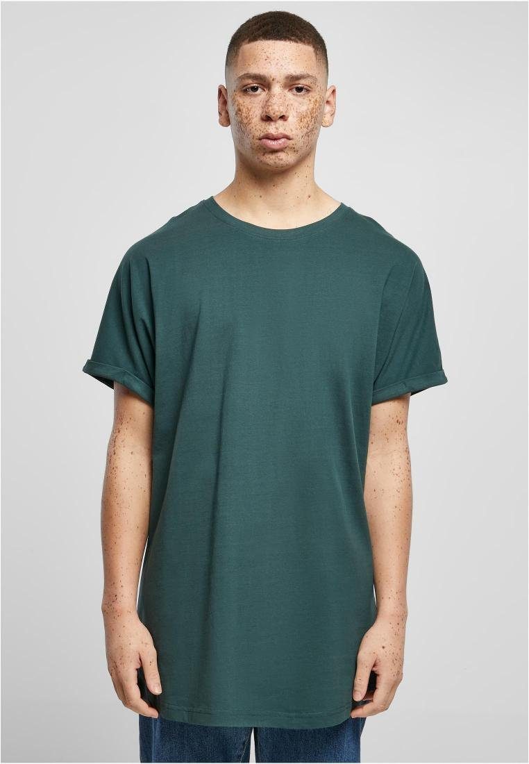 URBAN CLASSICS Rundhalsshirt Long Shaped Turnup günstig online kaufen
