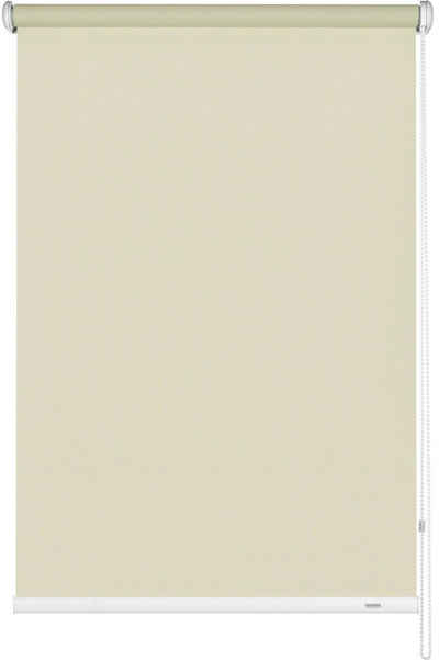 Seitenzugrollo Uni-Rollo Abdunklung, GARDINIA, verdunkelnd, verschraubt, Abschlussprofil in weiß