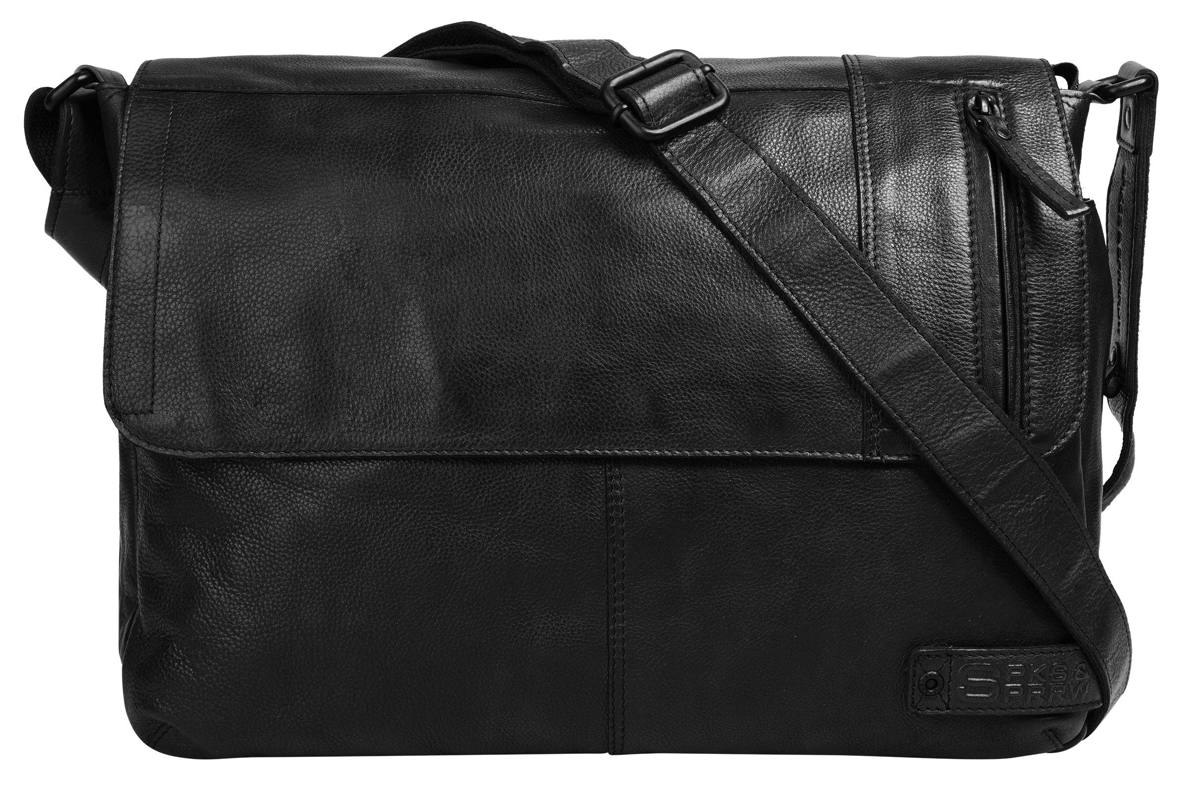 Spikes & Sparrow Messenger Bag, echt Leder günstig online kaufen