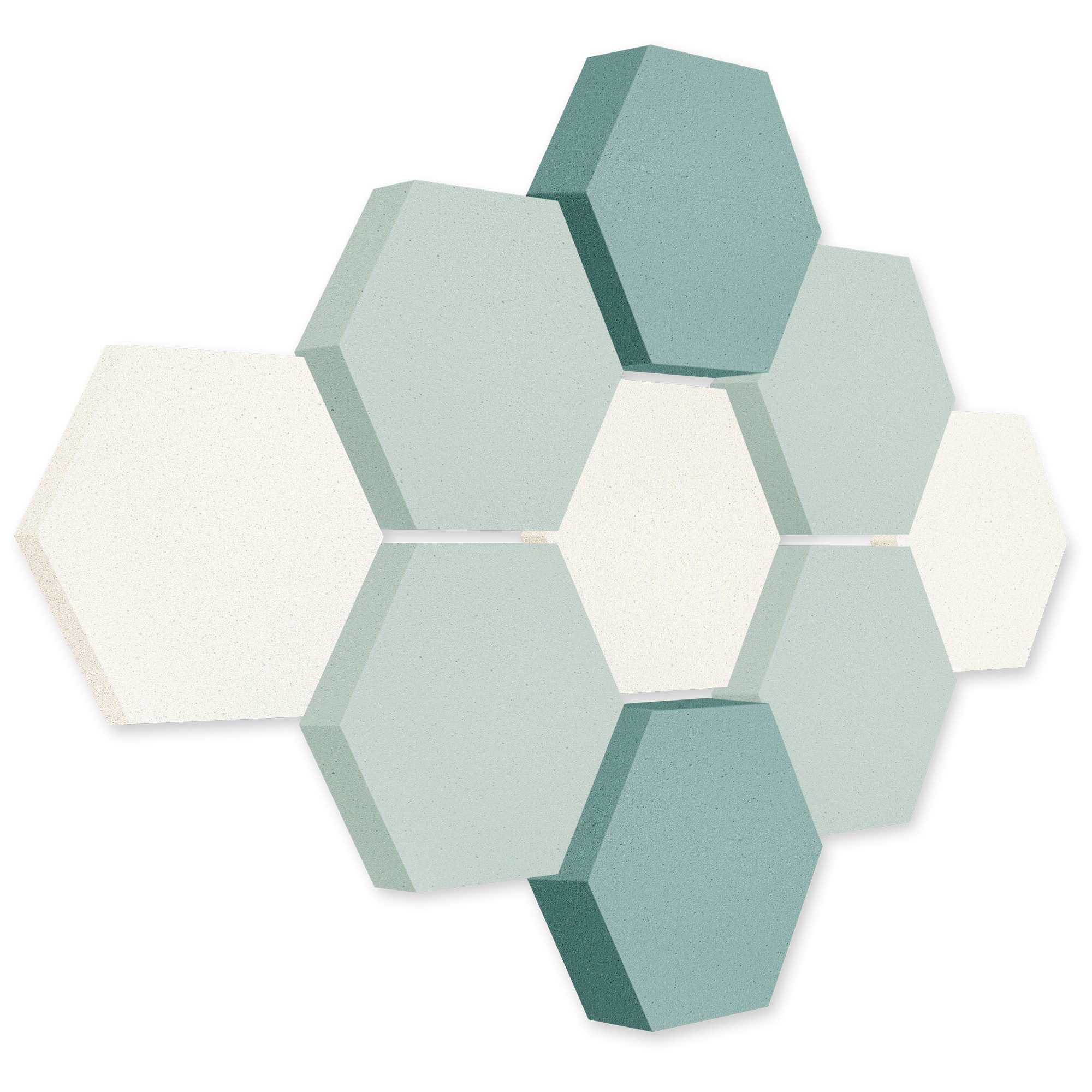 platino24 3D Wandpaneel Edition LOFT 9 Elemente 3D m I Ø 300mm, Schalldämmung Wand & Decke