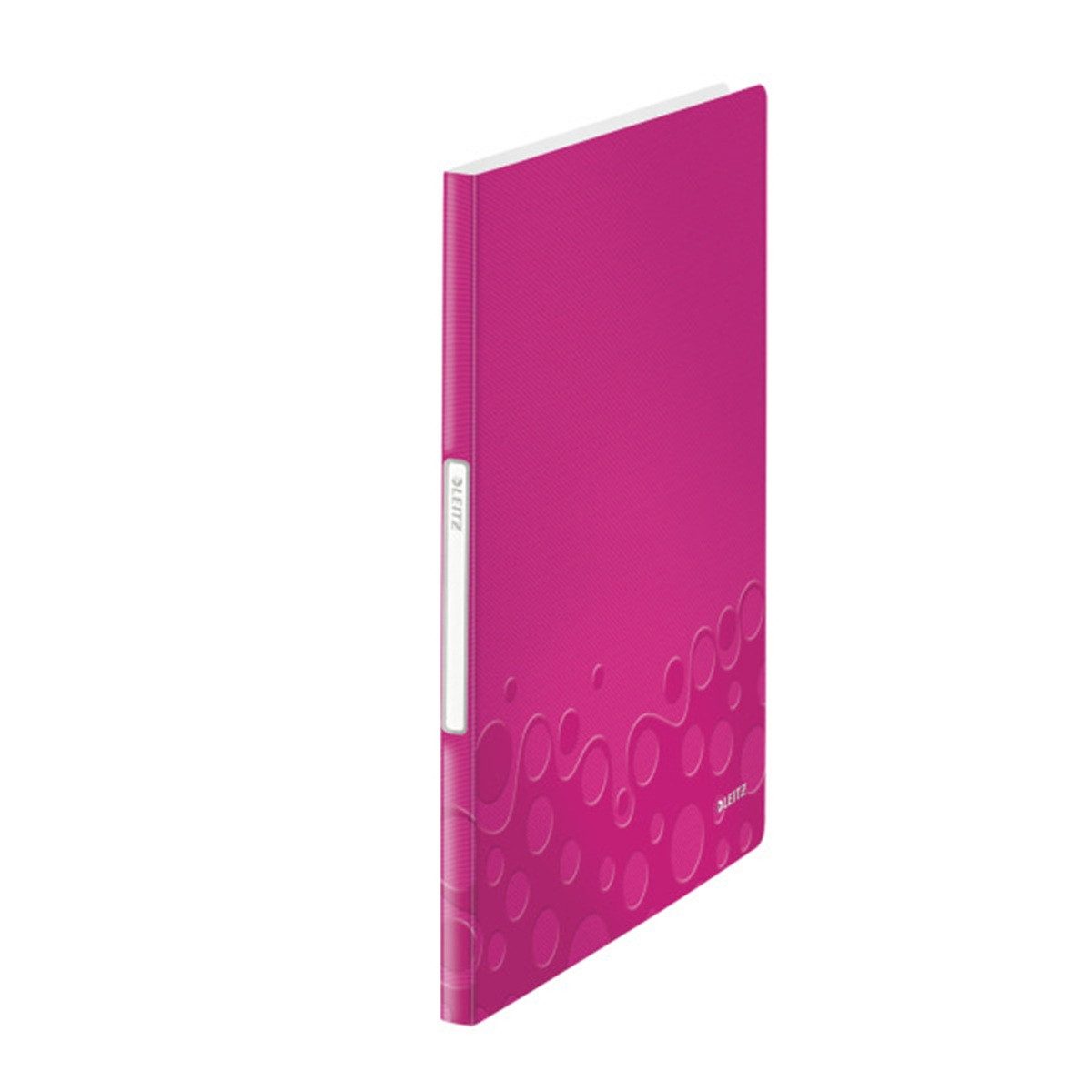 LEITZ Prospekthülle LEITZ Sichtbuch WOW 20 Hüllen pink DIN A4