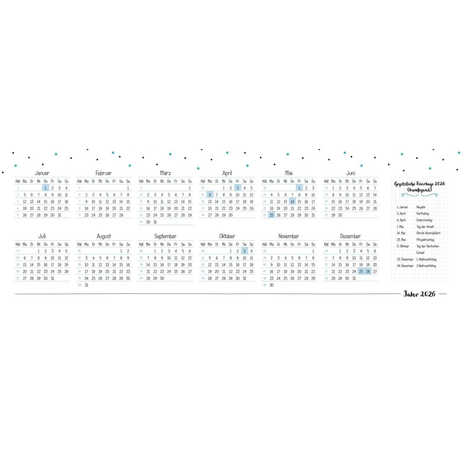Klett Verlag Geburtstagskalender Der Kita-Tischkalender 2026/27