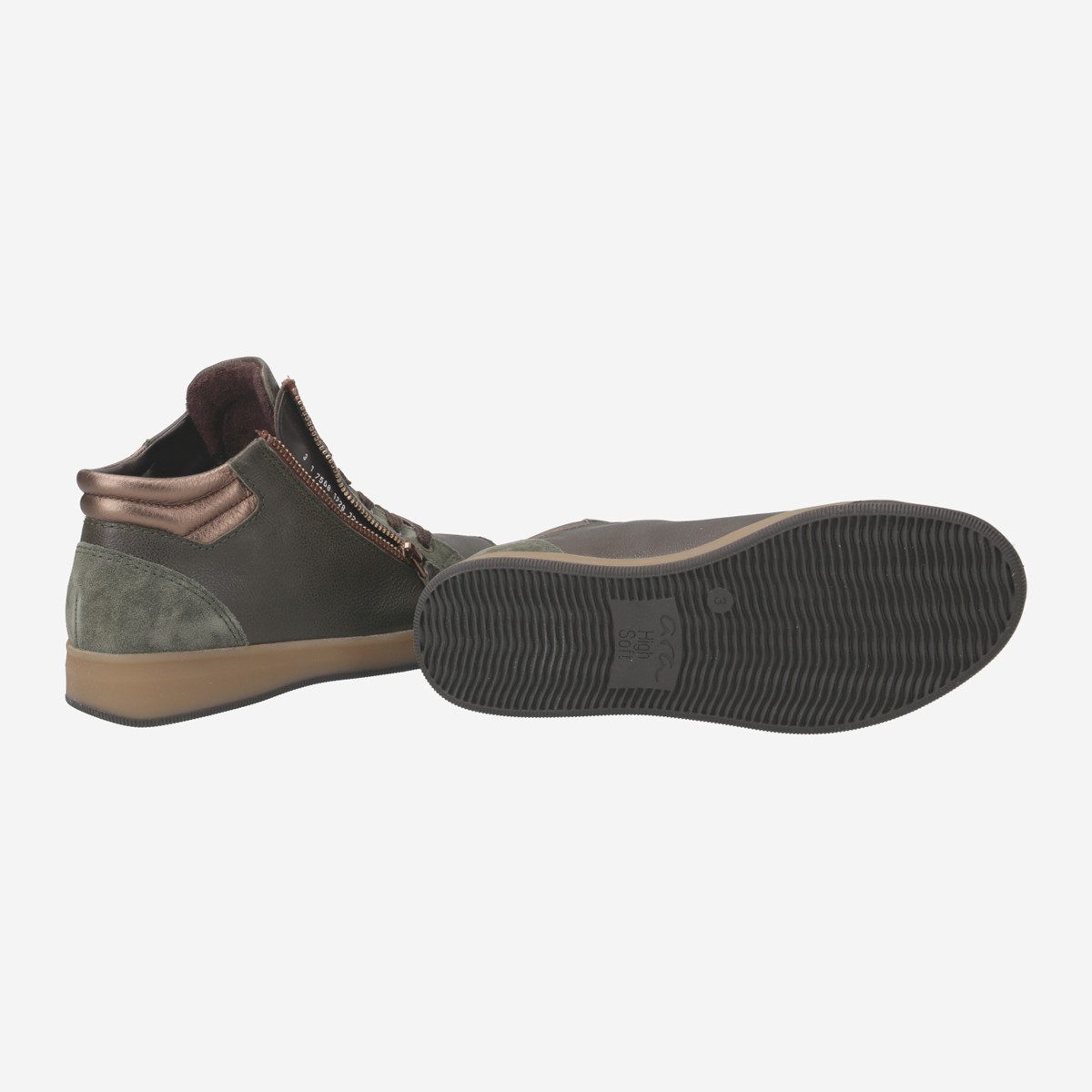 Ara Ara 44499-78 ROM-ST-HIGH, Sneaker, Grün, Damen Sneaker