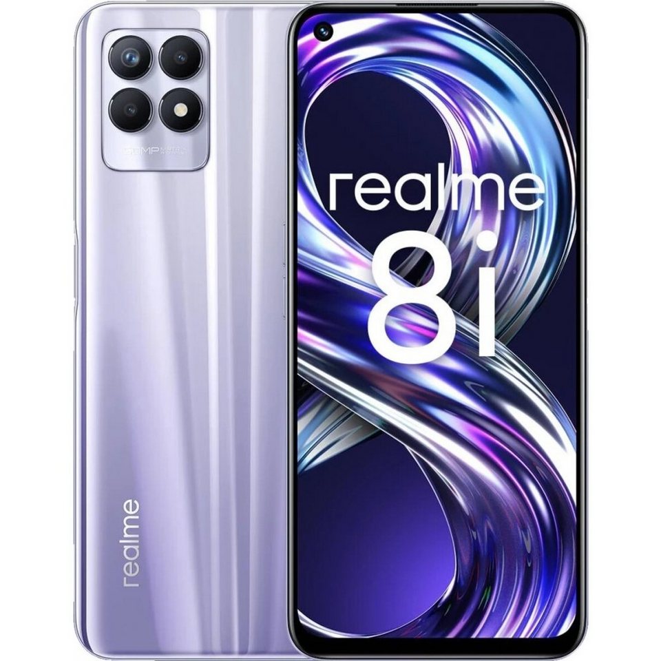 Realme 8i 128 GB / 4 GB - Smartphone - space purple Smartphone (6,6 Zoll, 128  GB Speicherplatz, 50 MP Kamera)