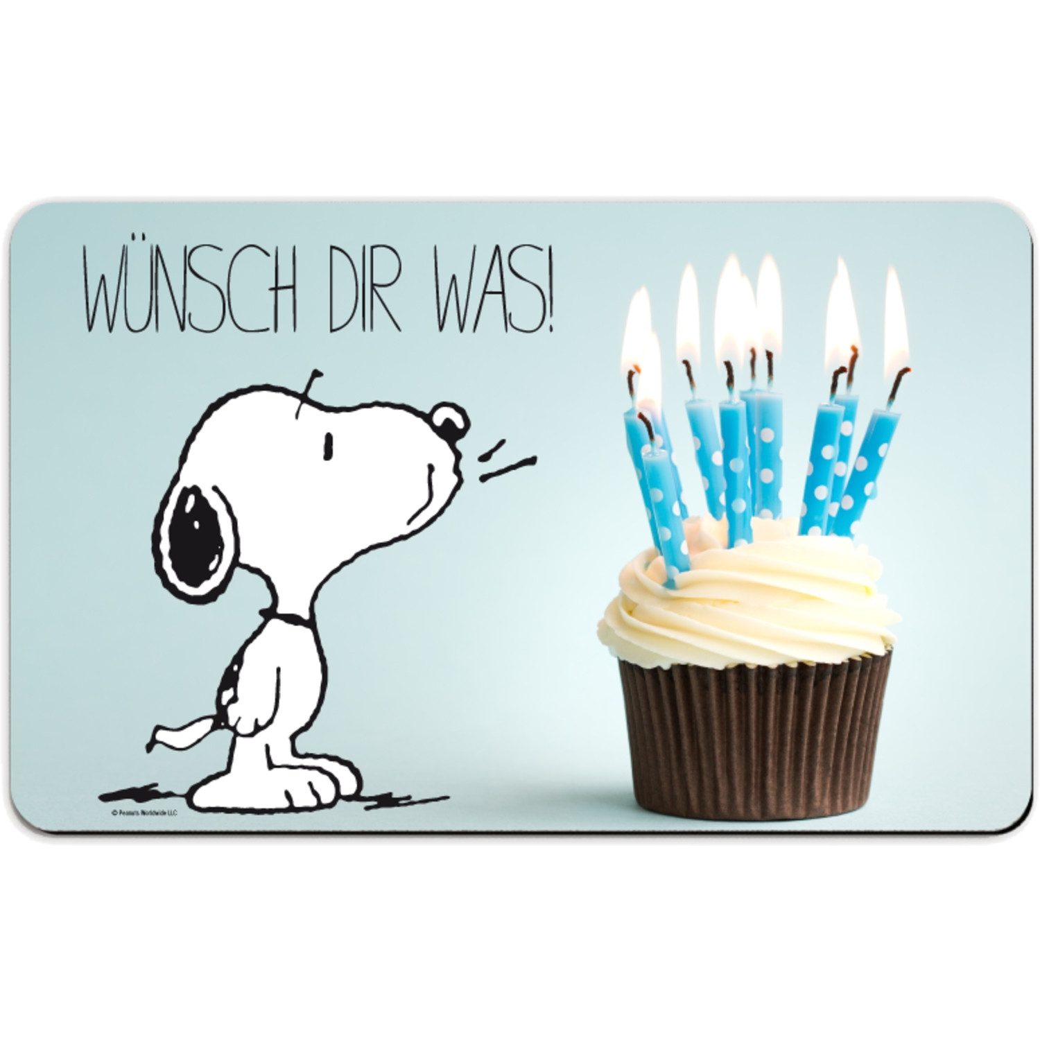 United Labels® Frühstücksbrett Peanuts Snoopy - Wünsch dir was, Resopal