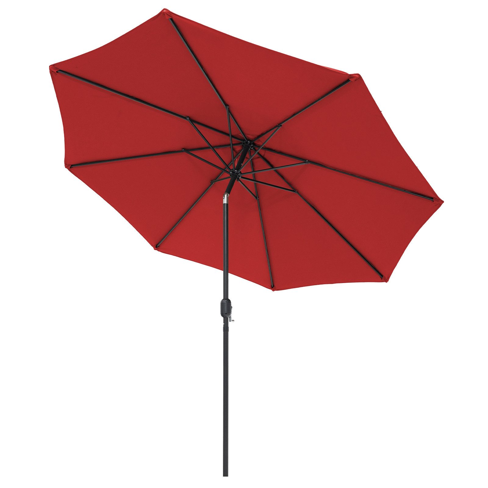 KOMFOTTEU Sonnenschirm Gartenschirm, φ3M, Rot günstig online kaufen